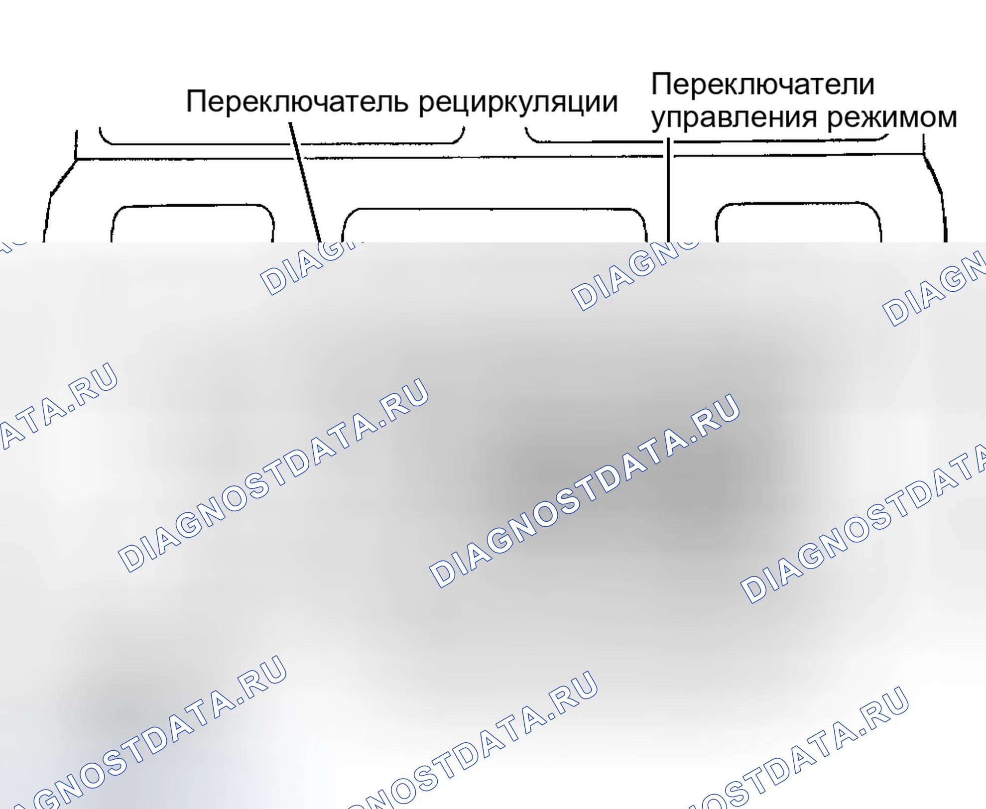 Рис. 4: ПАНЕЛЬ УПРАВЛЕНИЯ кондиционер-отопитель. Nissan Maxima A32