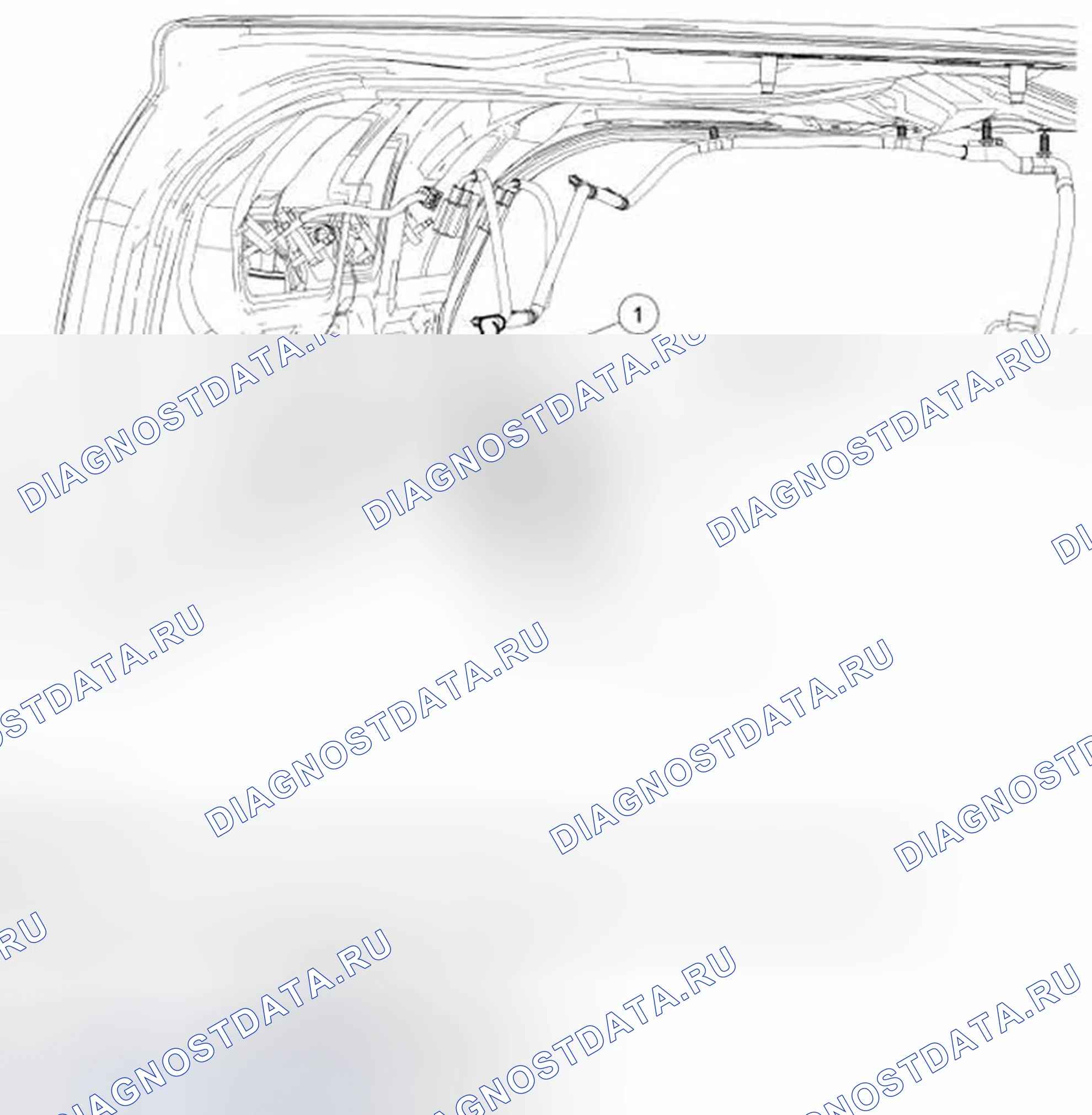 Рис. 29: Защелка крышки багажного отделения. Ford Freestyle I