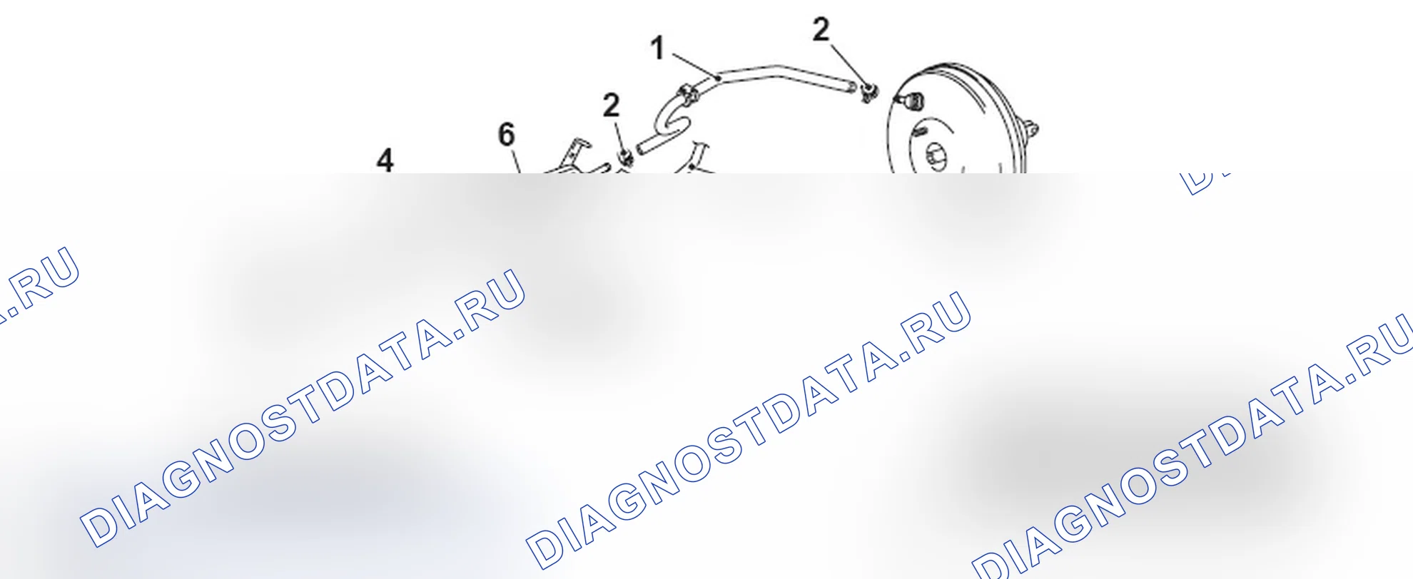 Рис. 49: ВАКУУМНЫЙ ШЛАНГ. Mitsubishi Lancer Ralliart X рестайлинг
