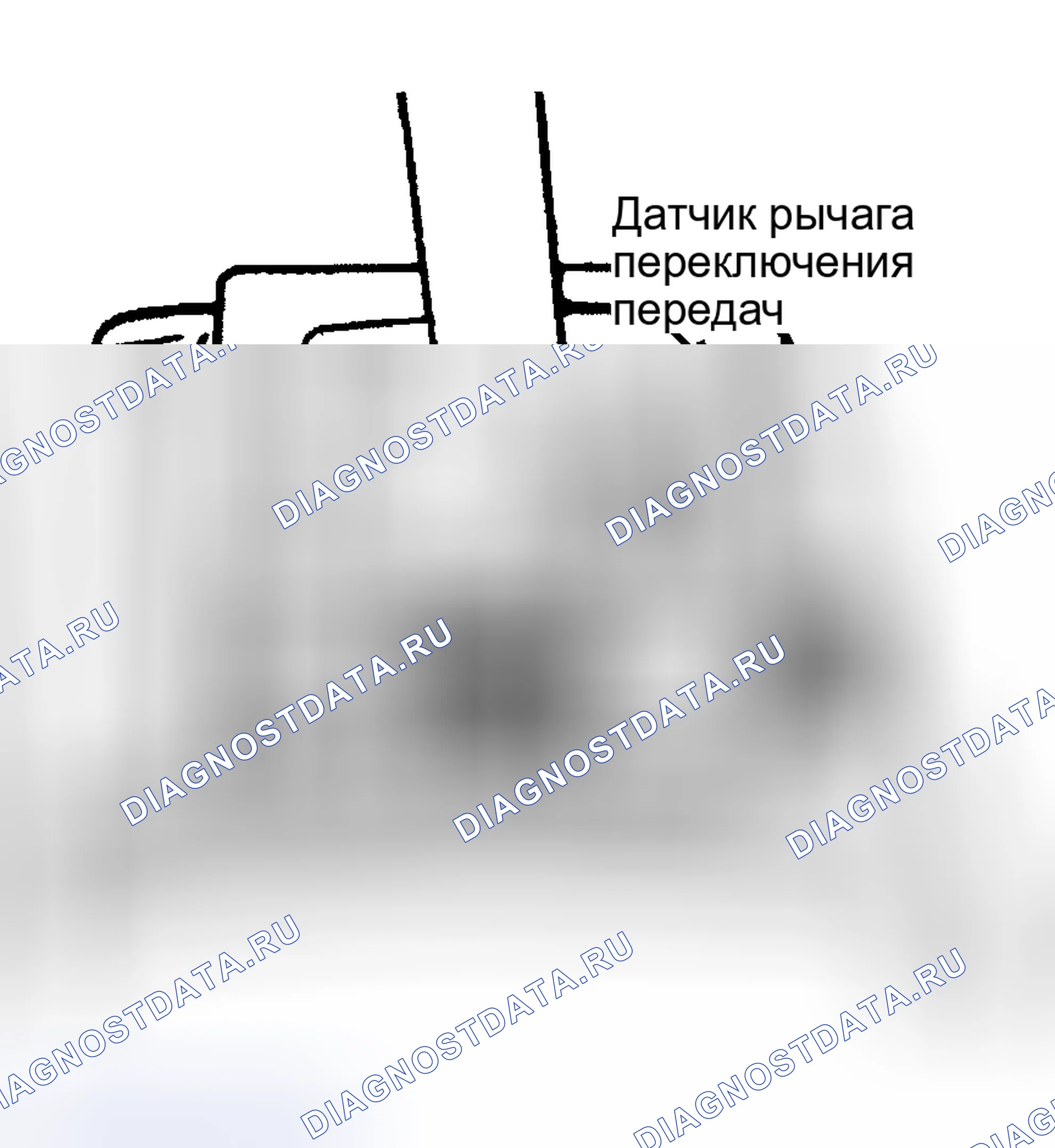 Рис. 12: МЕХАНИЗМ ПЕРЕКЛЮЧЕНИЯ ПЕРЕДАЧ. Volkswagen EuroVan T4 рестайлинг