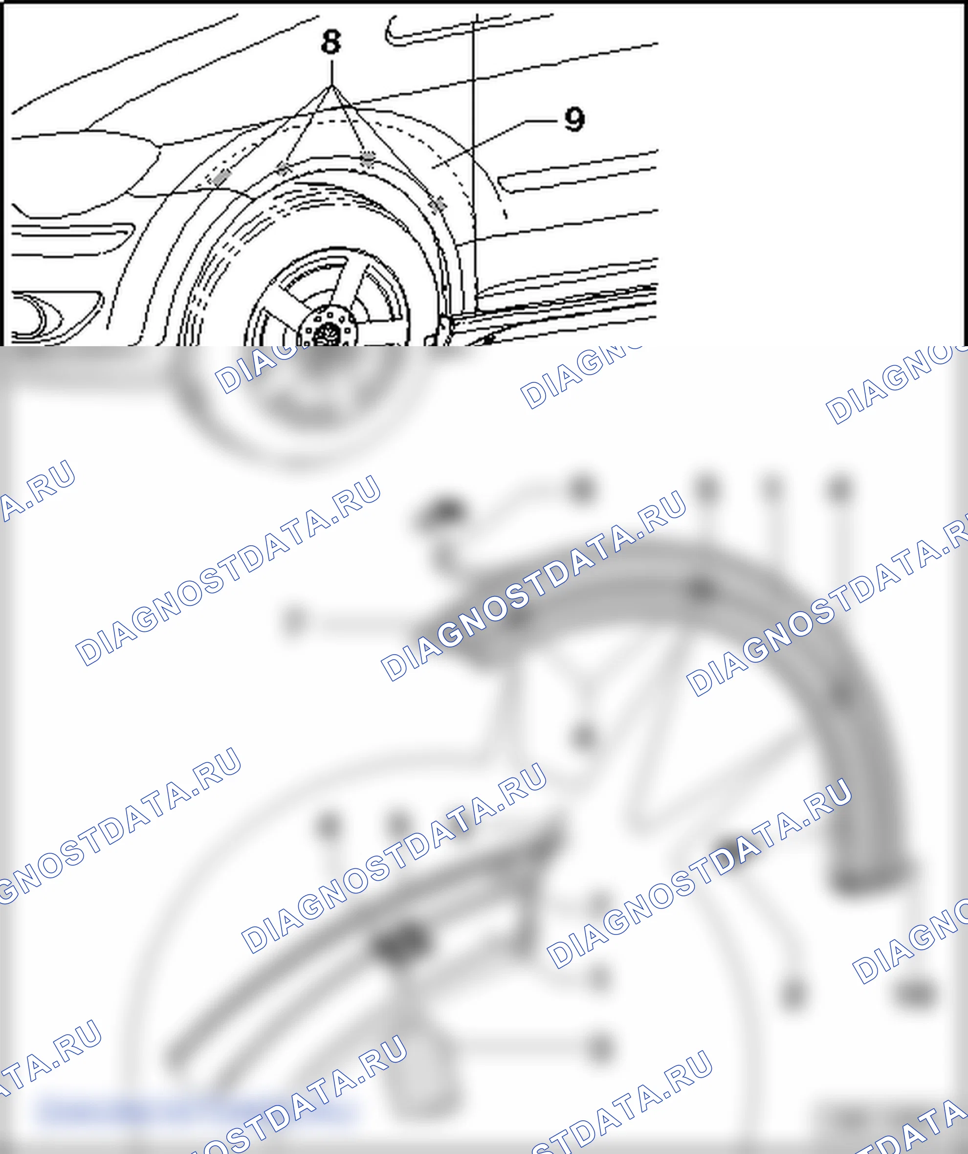Специальные элементы Cross Touran. Volkswagen Touran I
