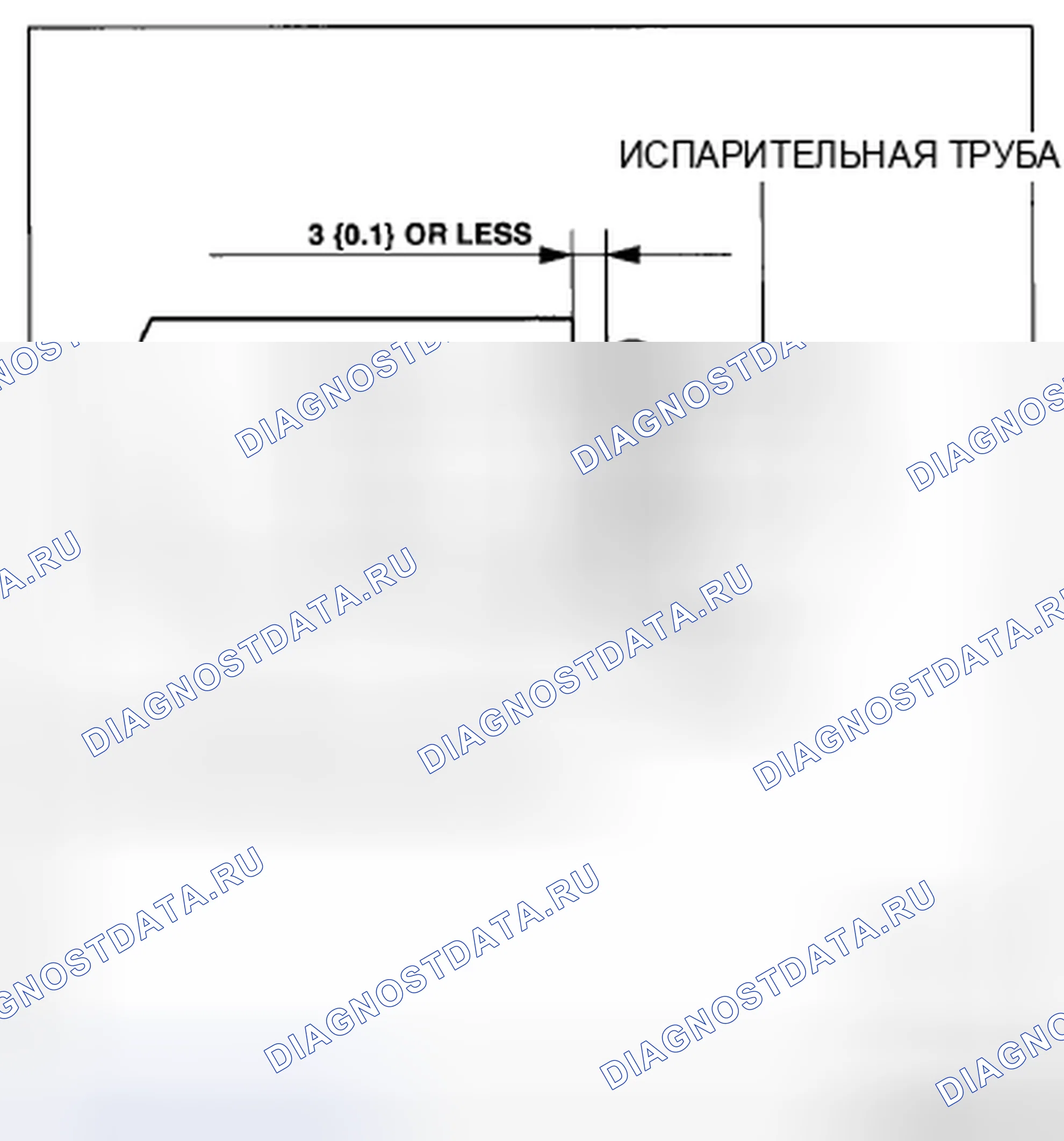 Рис. 29: Инструкция по монтажу испарительного шланга No1. Mazda CX-5 I