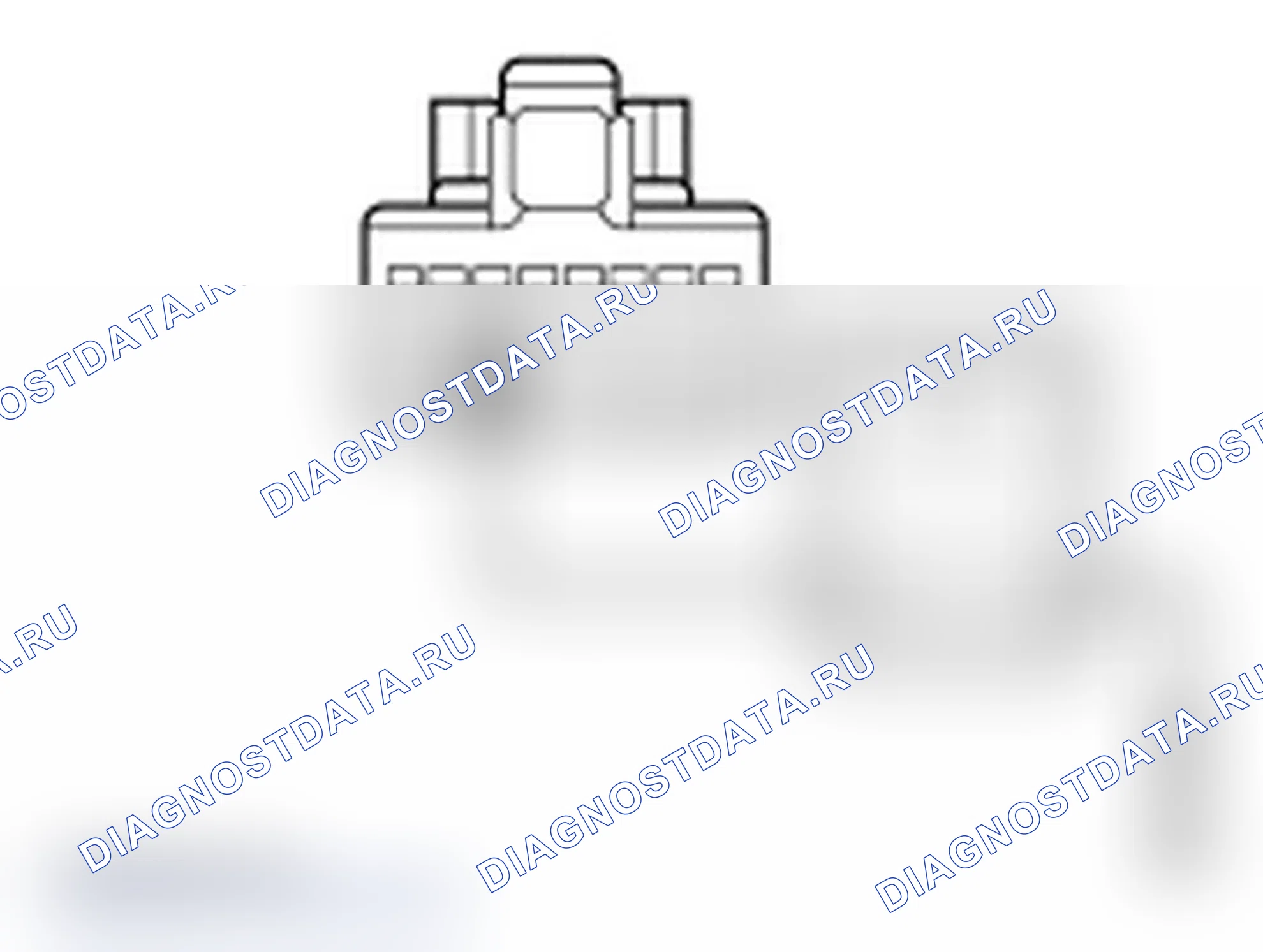 Рис. 4: ТОЧЕЧНОЕ ИСПЫТАНИЕ А: ОБА ЛУЧА ДАЛЬНЕГО СВЕТА НЕ РАБОТАЮТ. Mercury Mariner II рестайлинг