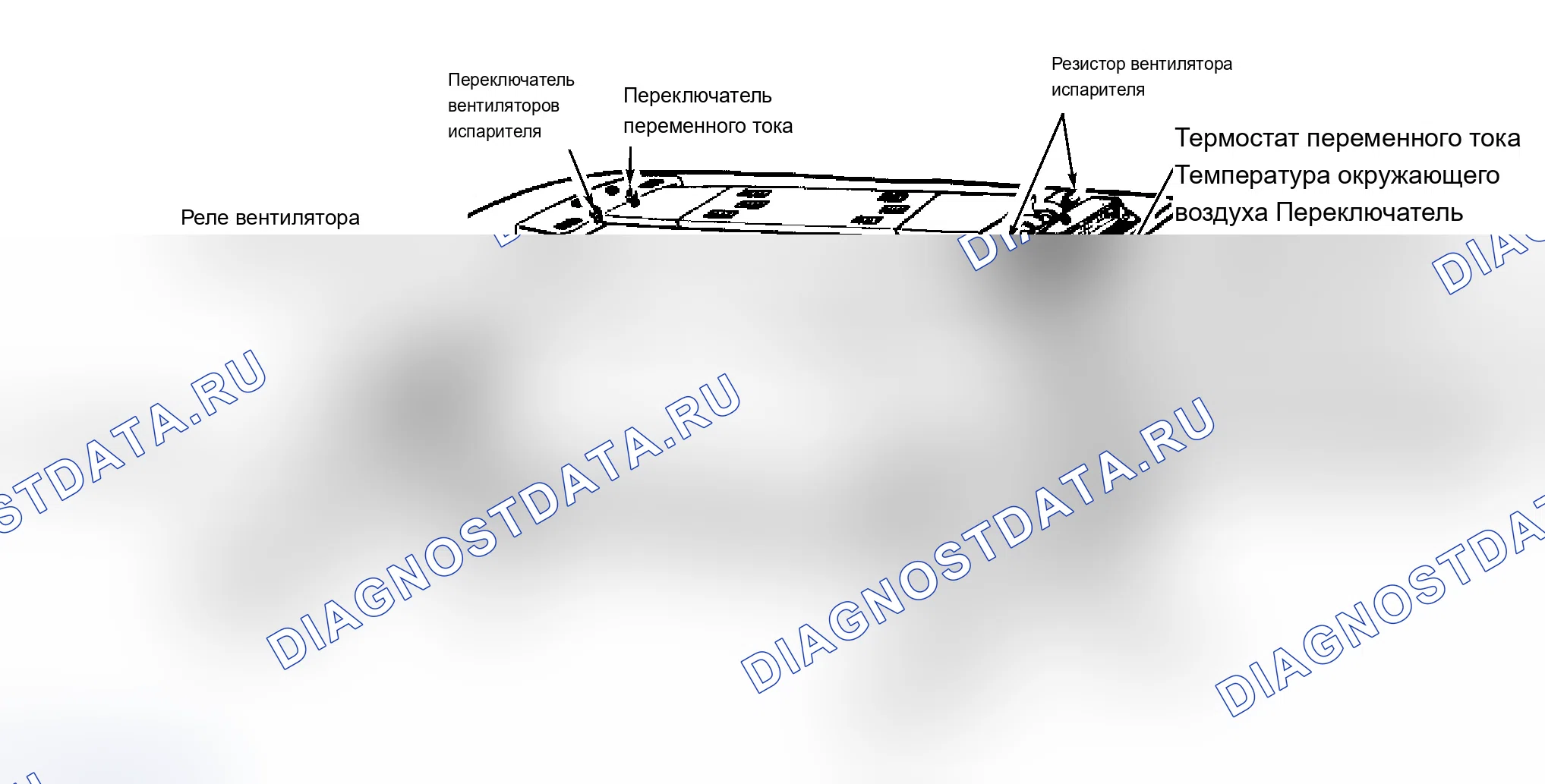 Рис. 1: ТЕРМОВЫКЛЮЧАТЕЛЬ. Volkswagen Passat B3