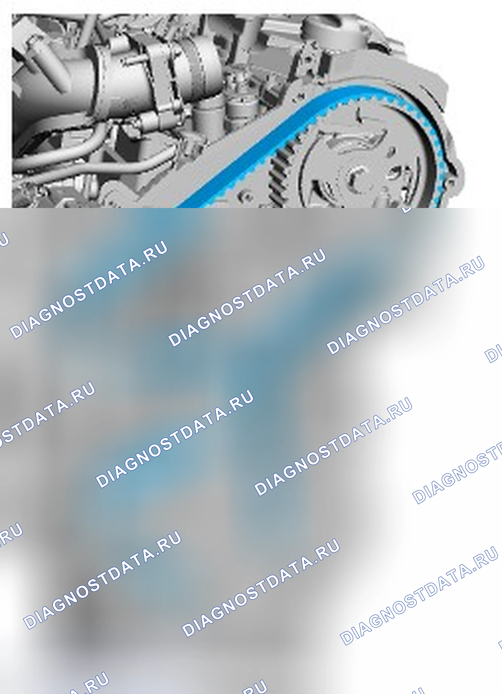 Разборка двигателя. Ford Transit Connect II