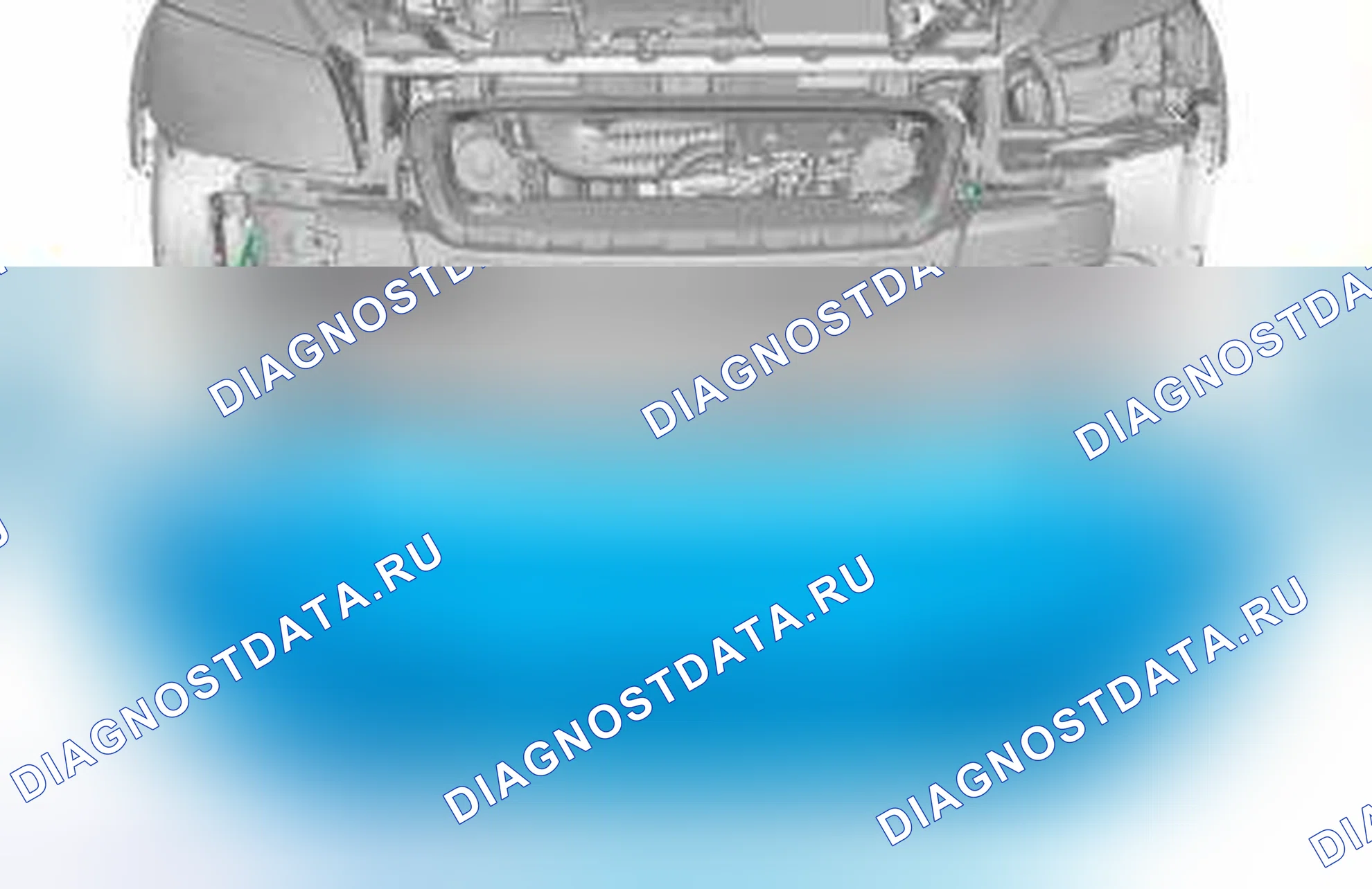 Рис. 405: Разъемы противотуманных фар. Volvo V70 II рестайлинг