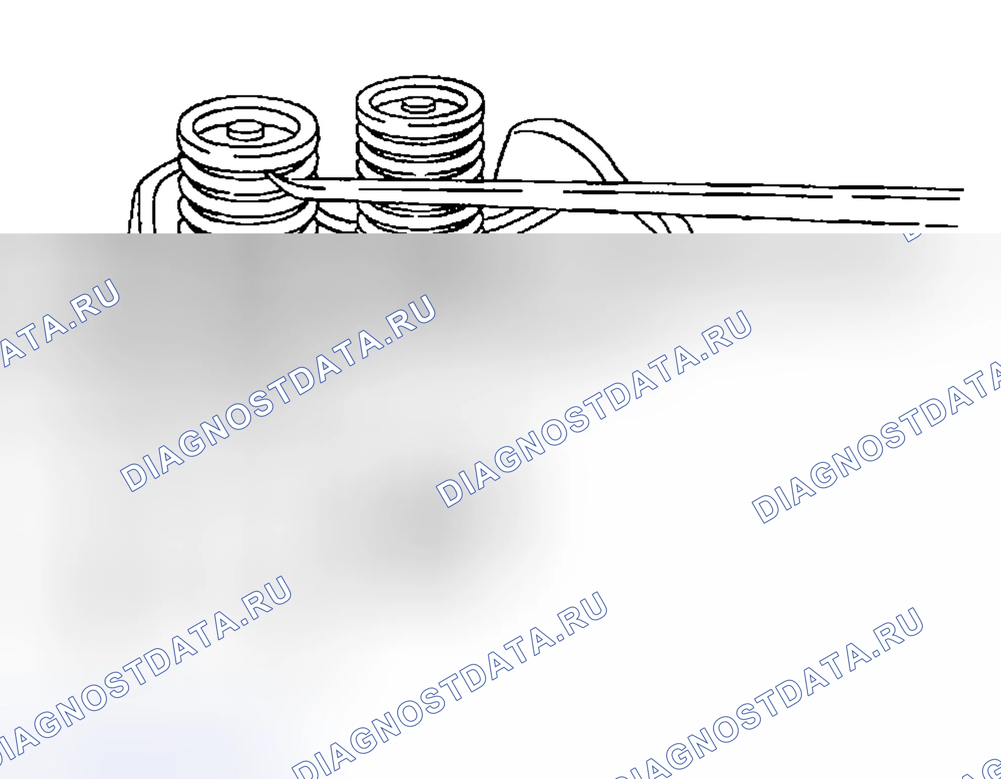 Рис. 452: КЛАПАН - ДЛИНА ПРУЖИНЫ. Mazda Tribute I