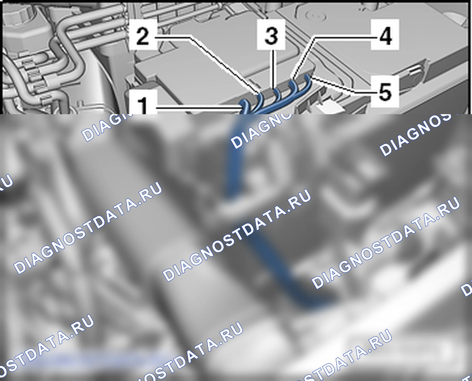 Как снять и установить двигатель (1,6 л/55; 66; 77 кВт, TDI CR). Skoda Octavia Ii