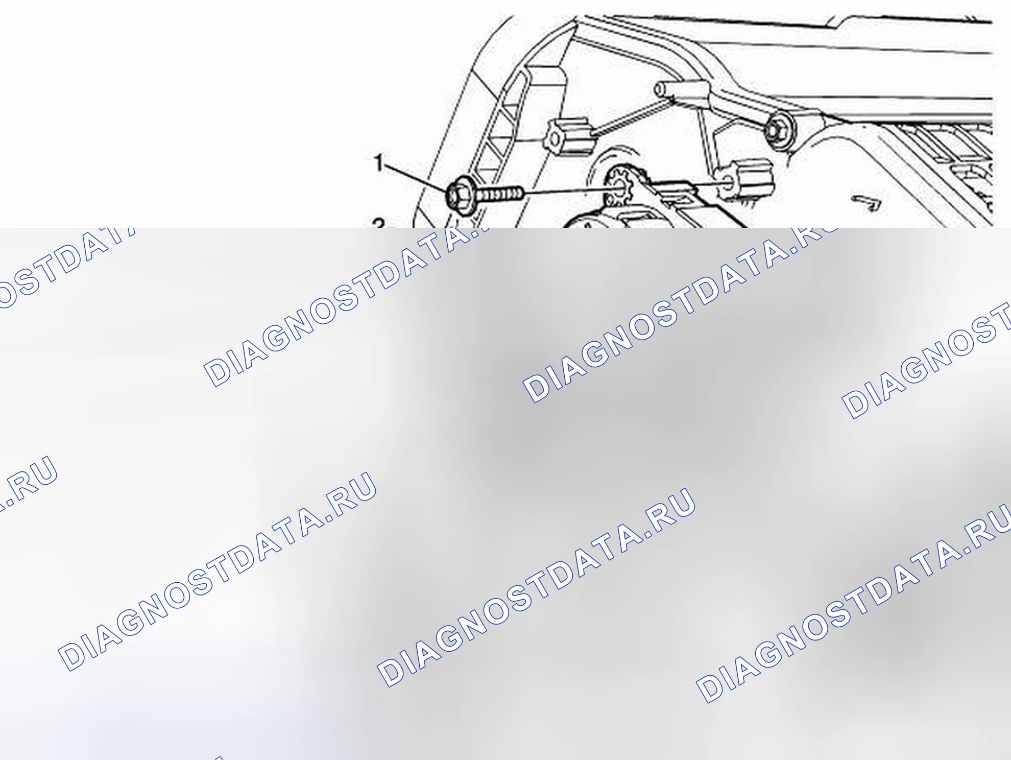 Рис. 104: Замена привода впускного клапана - правая сторона. Kia Optima I