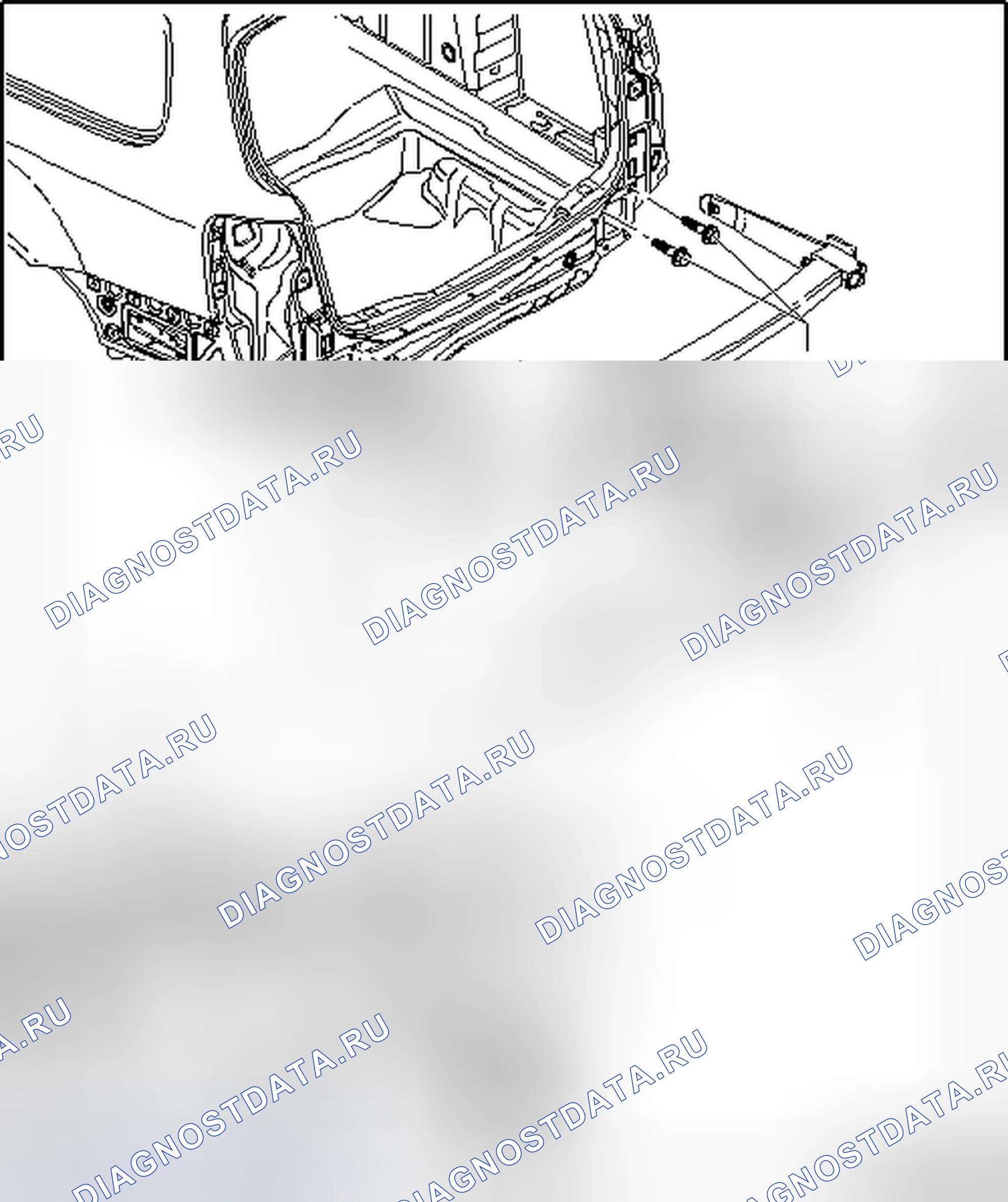 Рис. 402: ОБЗОР УЗЛА СЦЕПКИ ПРИЦЕПА. Volkswagen Passat B6