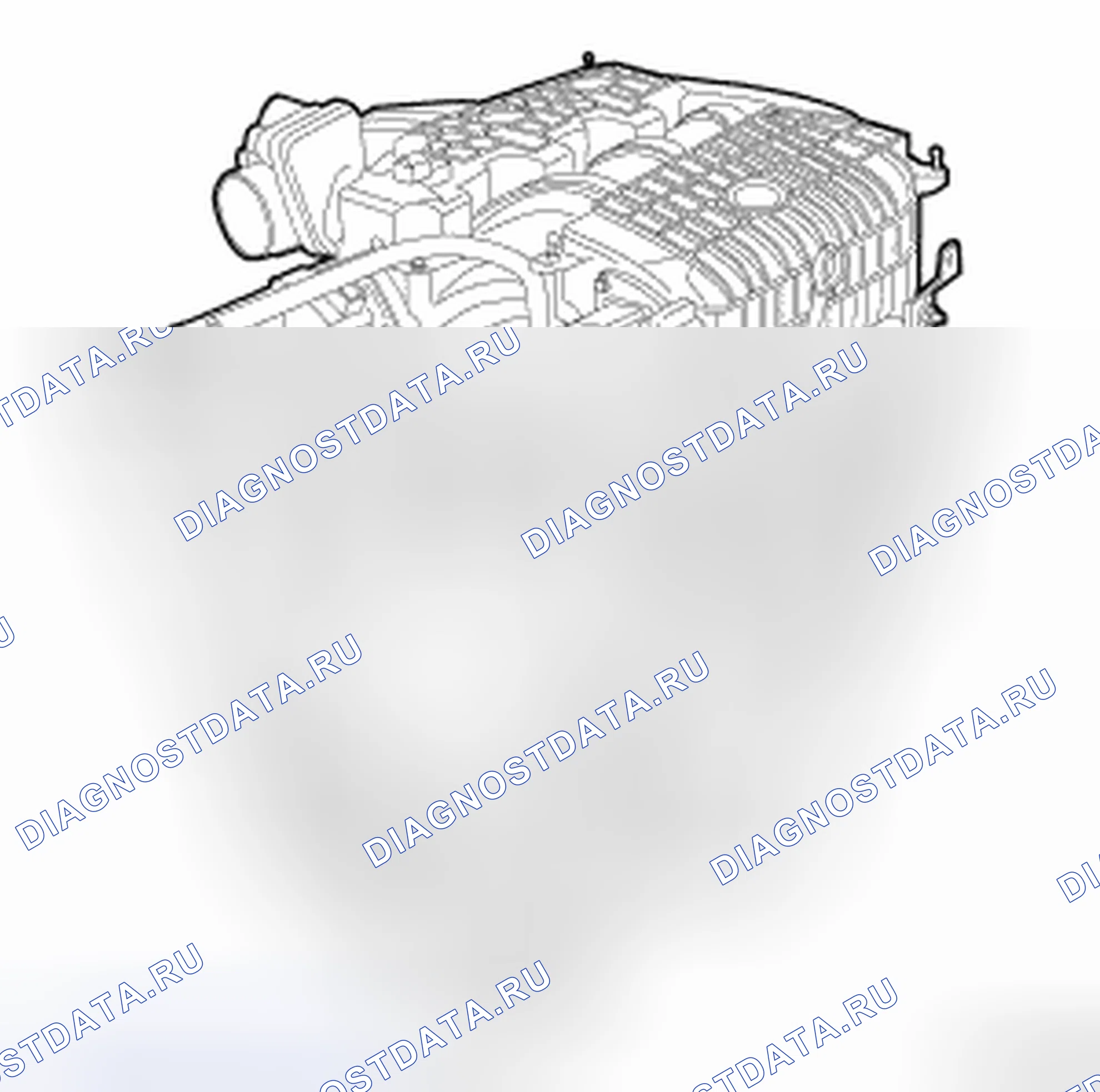 Рис. 203: 4.0л ДВИГАТЕЛЬ. Chrysler Town & Country V