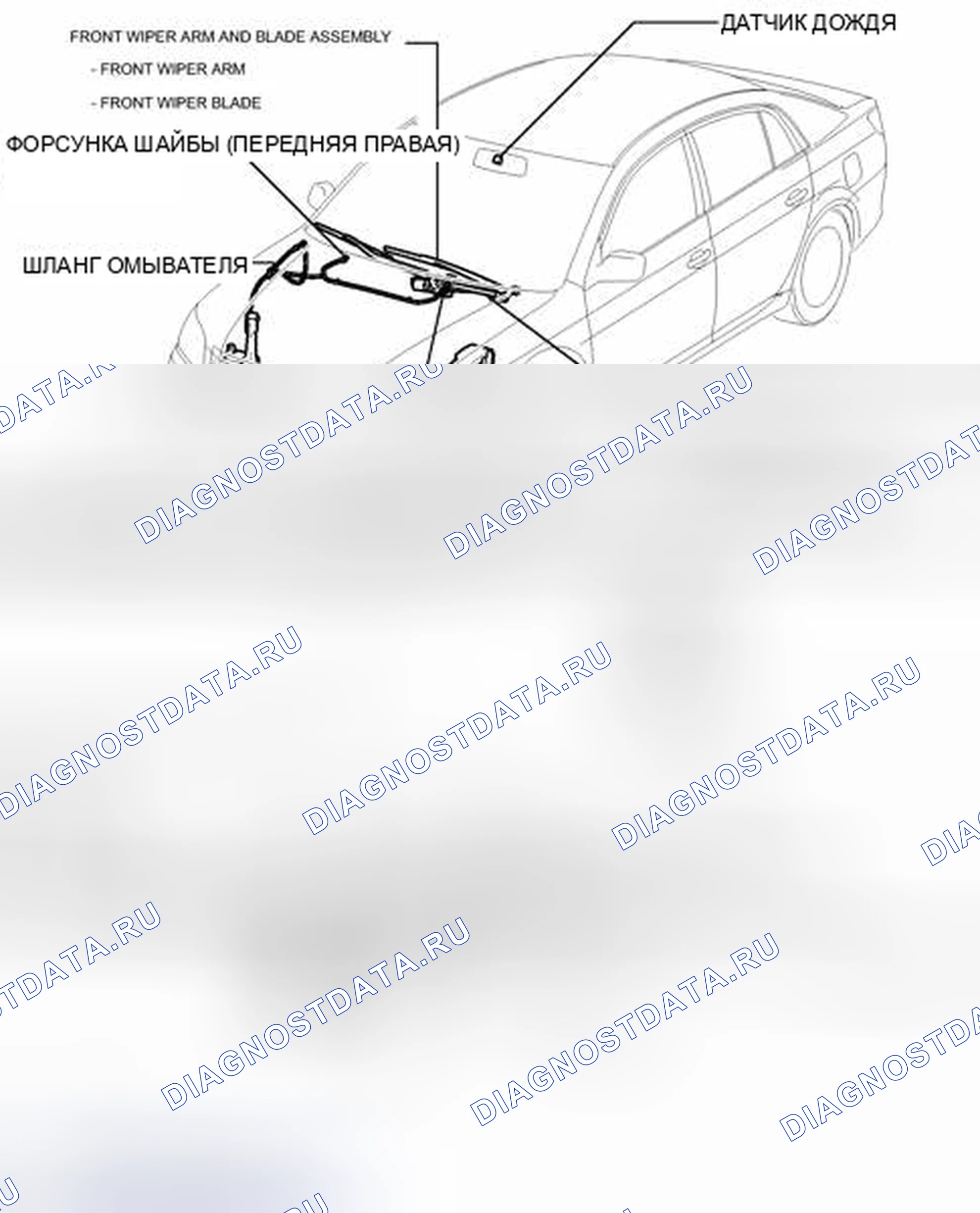 Рис. 52: ИЛЛЮСТРАЦИЯ. Toyota Avalon XX30 рестайлинг 2