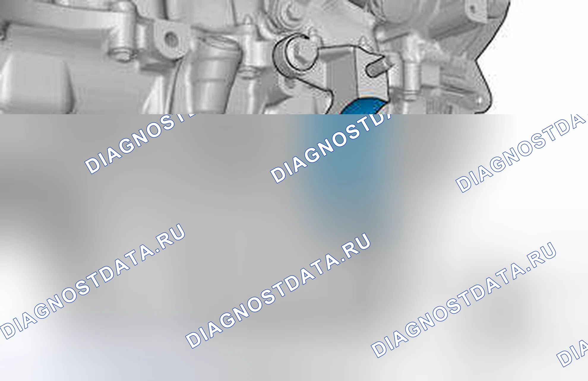 Рис. 39: ПРОВЕРКА ОПОРНОГО ПОДШИПНИКА ПРИВОДНОГО ВАЛА. Volvo S40 II рестайлинг