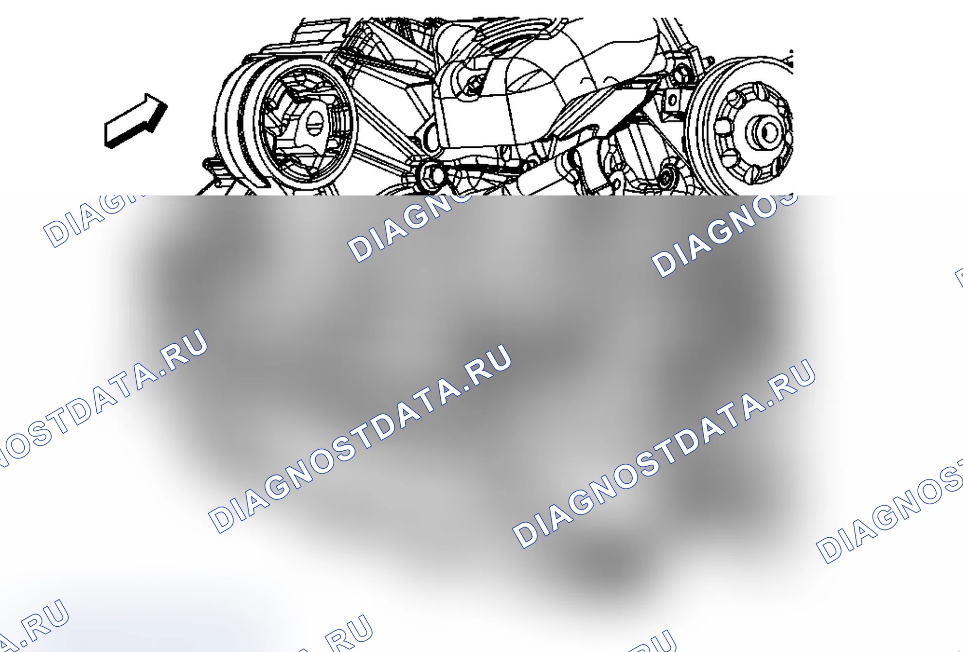 Рис. 43: Замена подкоса коробки передач. Pontiac G6 I final