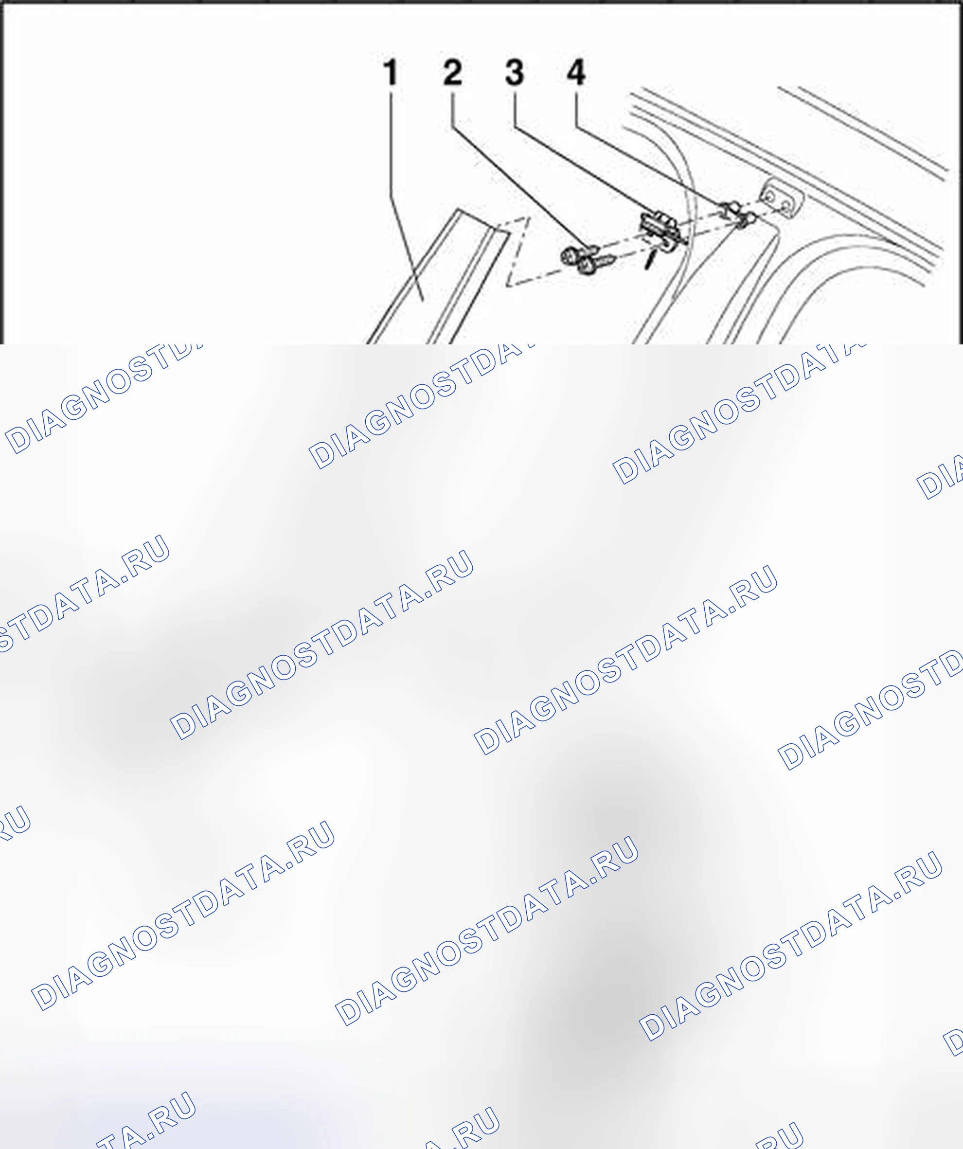 Рис. 256: обивка стойки B, снятие и установка. Audi S4 B6