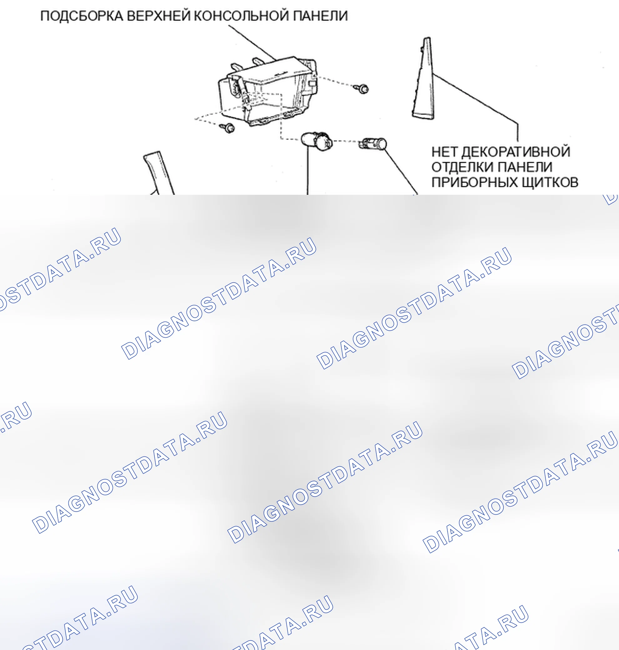 Рис. 28: Идентификация компонентов розетки питания. Toyota Camry XV40