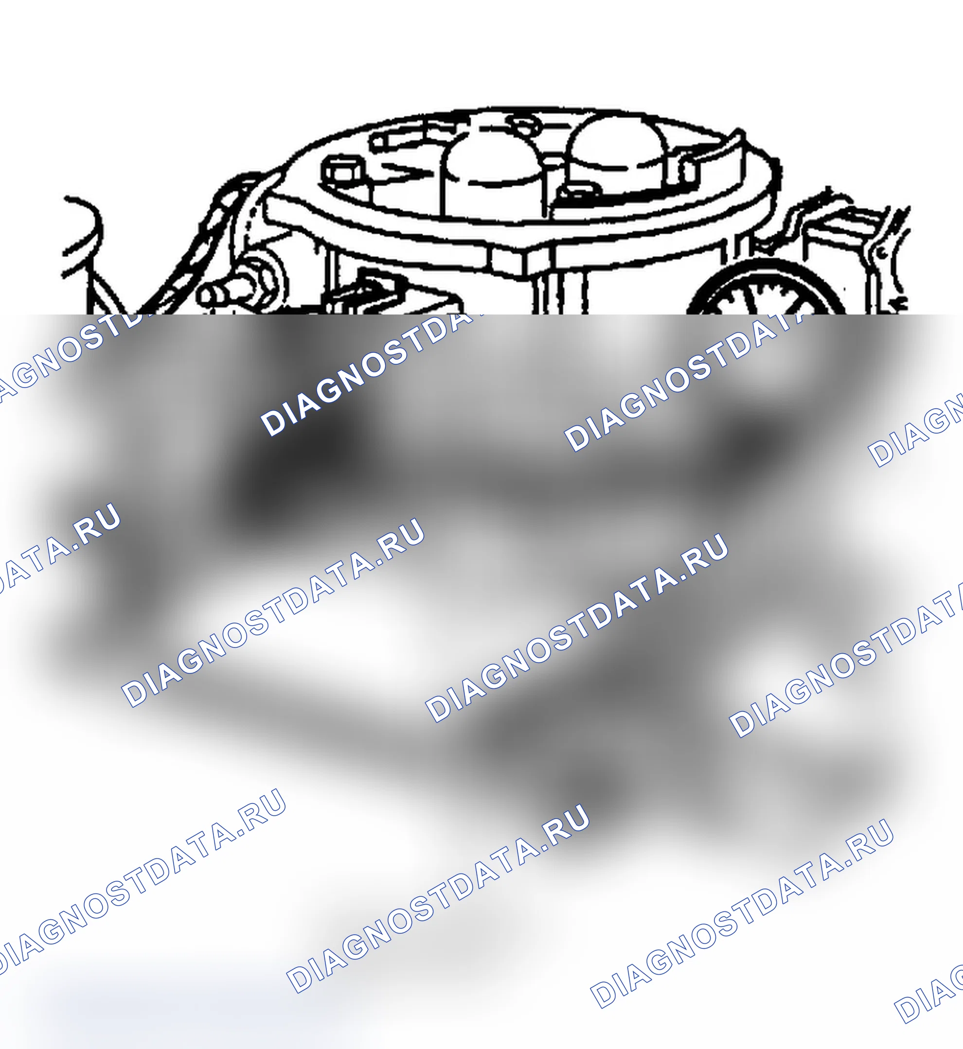 Рис. 295: DR8 (2 из 2) - Расположение датчика абсолютное давление во впускном коллекторе. Dodge Dakota Shelby 