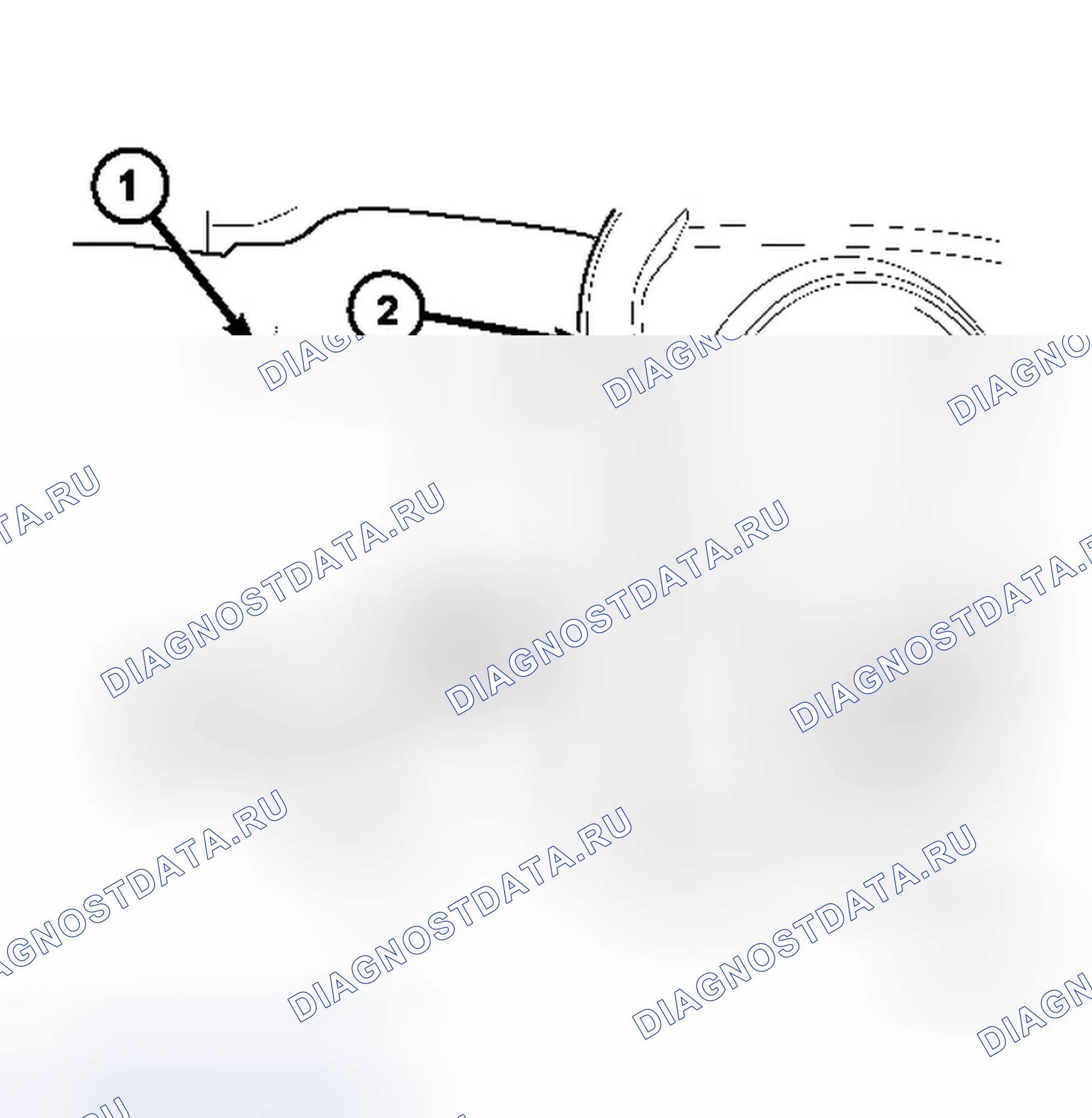 Рис. 7: ВЫРАВНИВАНИЕ ФАР. Dodge Dakota III