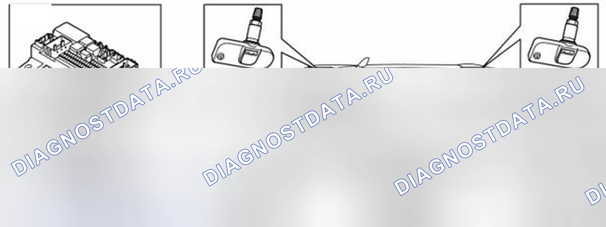 Рис. 170: СИСТЕМА КОНТРОЛЯ ДАВЛЕНИЯ В ШИНАХ (СКДШ). Volvo S40 II рестайлинг