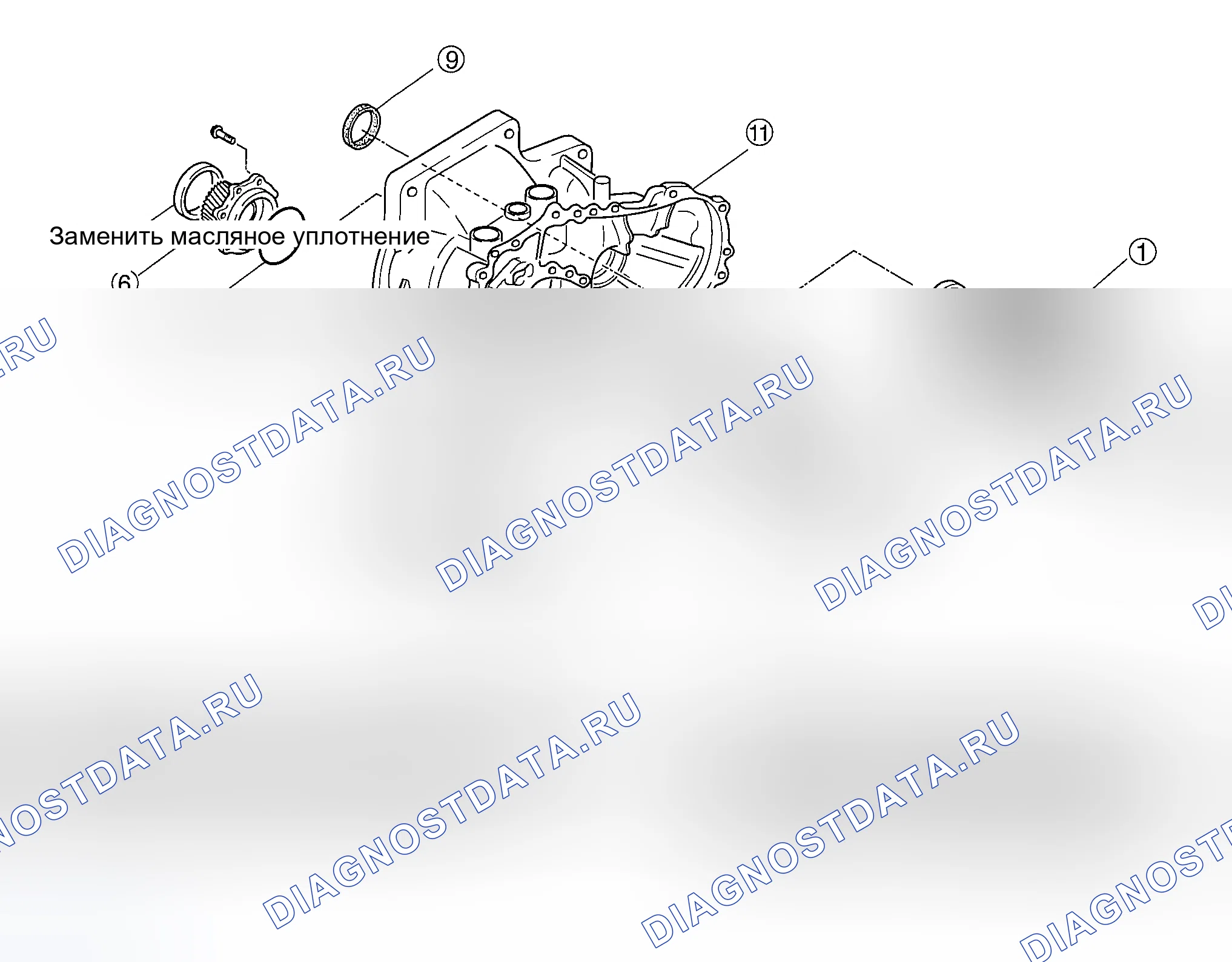 Рис. 74: Компоненты трансмиссия (4 из 4). Kia Rio I
