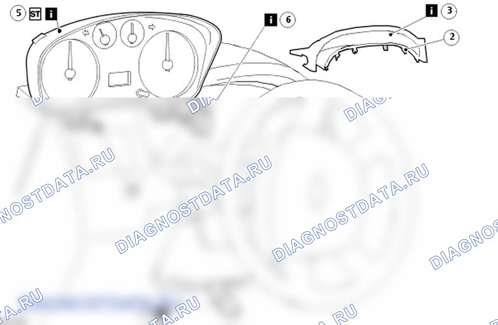 Как снять и установить щиток приборов (IPC). Ford C-MAX I рестайлинг