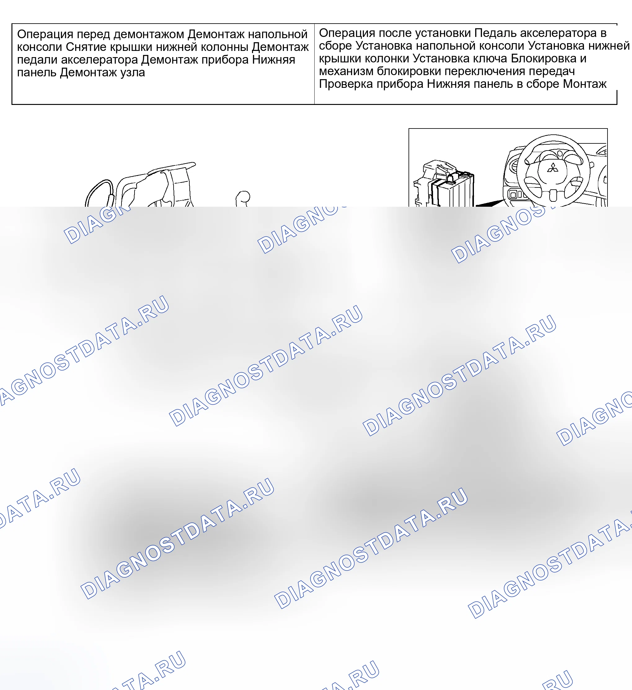 Рис. 221: ДЕМОНТАЖ И МОНТАЖ. Honda Fit Shuttle I