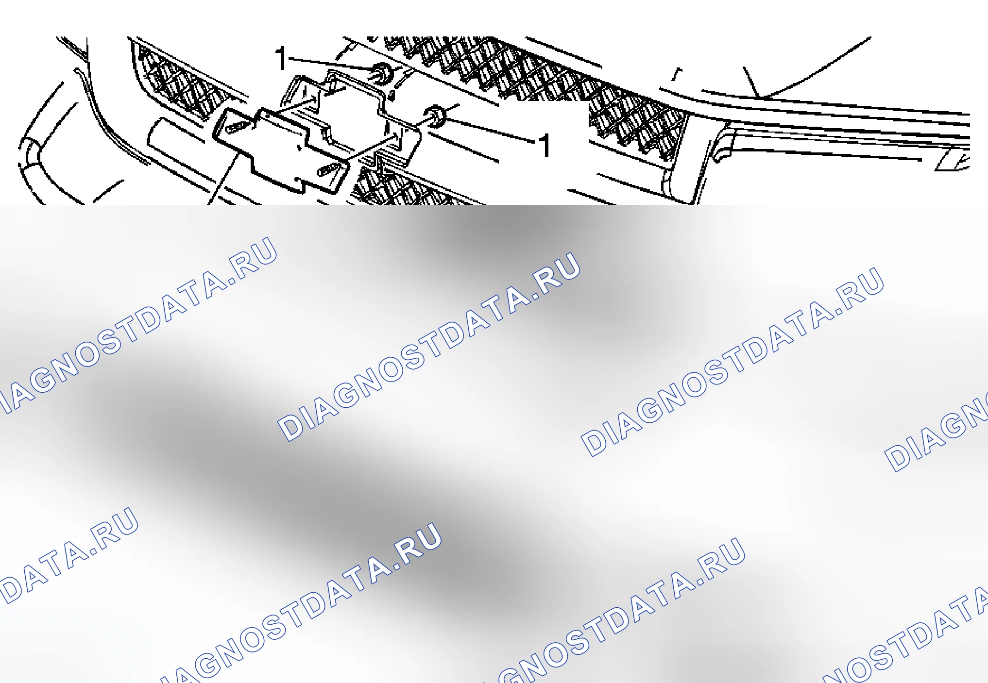 Рис. 4: Замена эмблемы радиаторной решетки (trailblazer SS / LS). Chevrolet TrailBlazer I рестайлинг