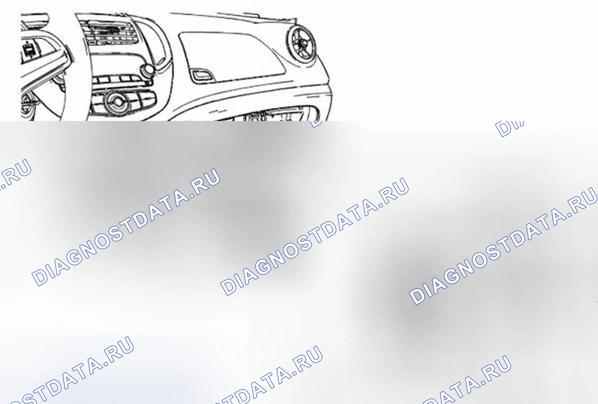 Рис. 29: Замена кронштейна модуля интерфейса связи (Trax). Buick Encore I