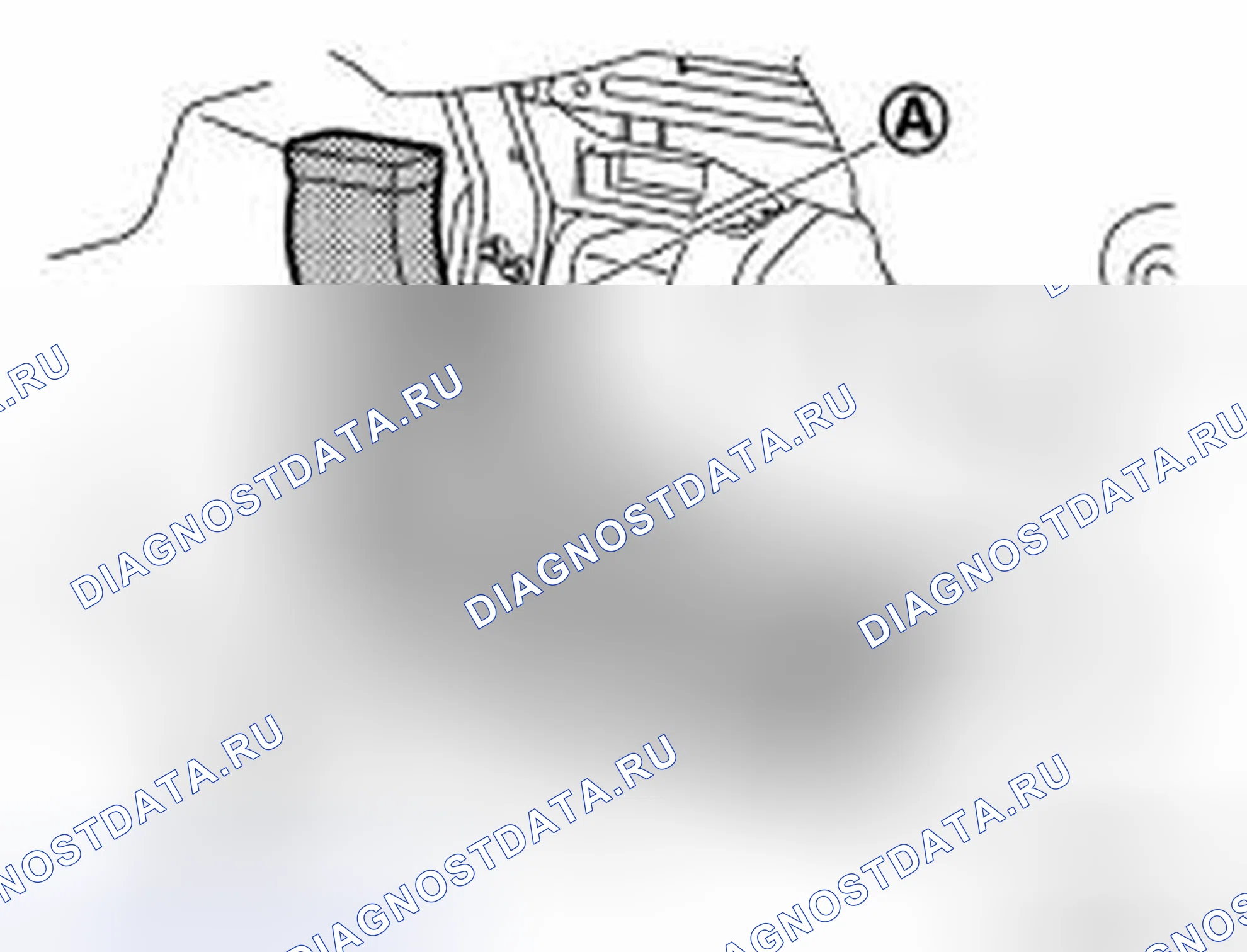 Рис. 158: ЗАДНИЙ НОЖНОЙ ВОЗДУХОВОД 2: демонтаж и монтаж. Honda Inspire I