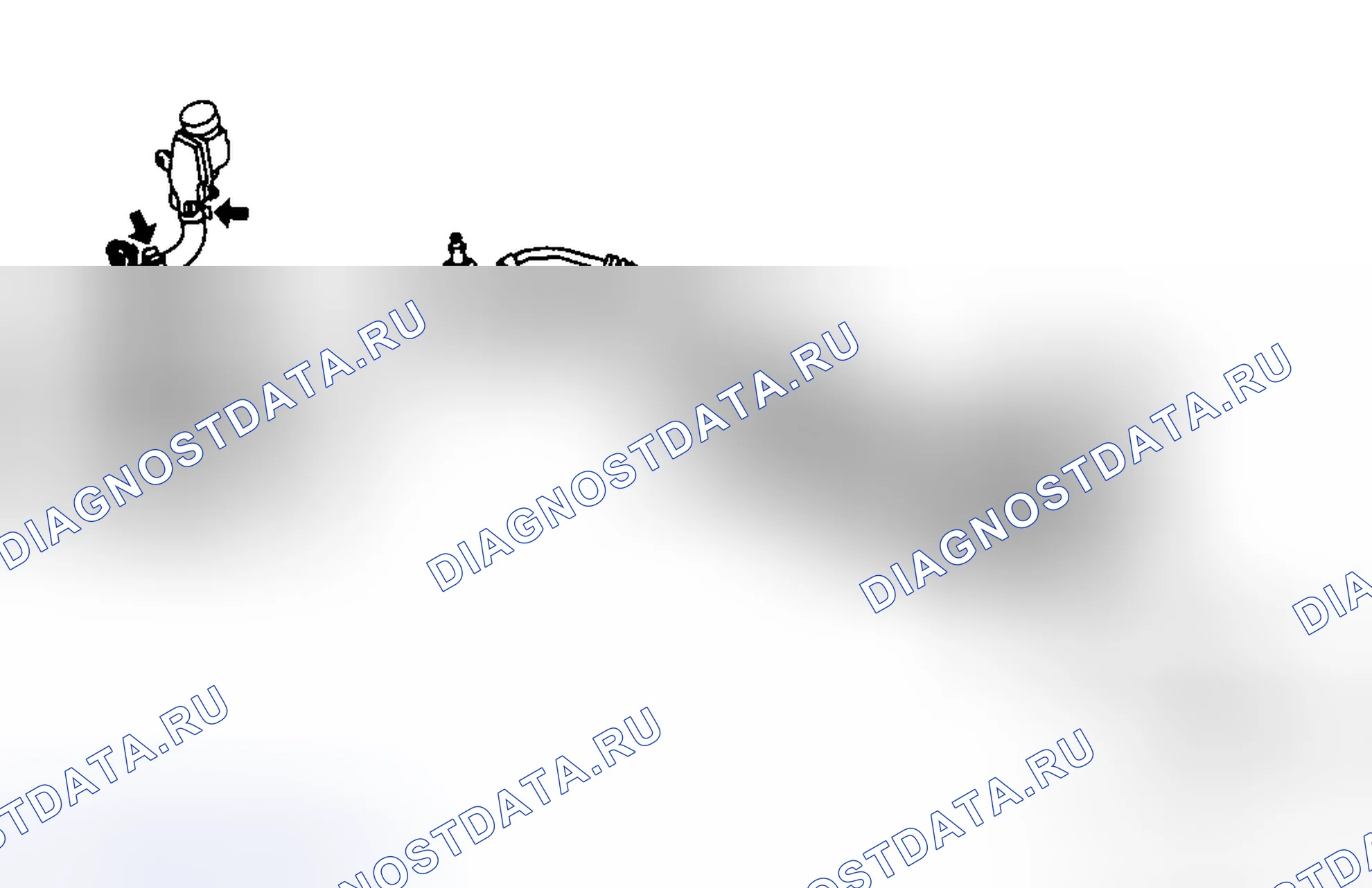 Рис. 3: Проверка утечки жидкости. Mazda 5 I