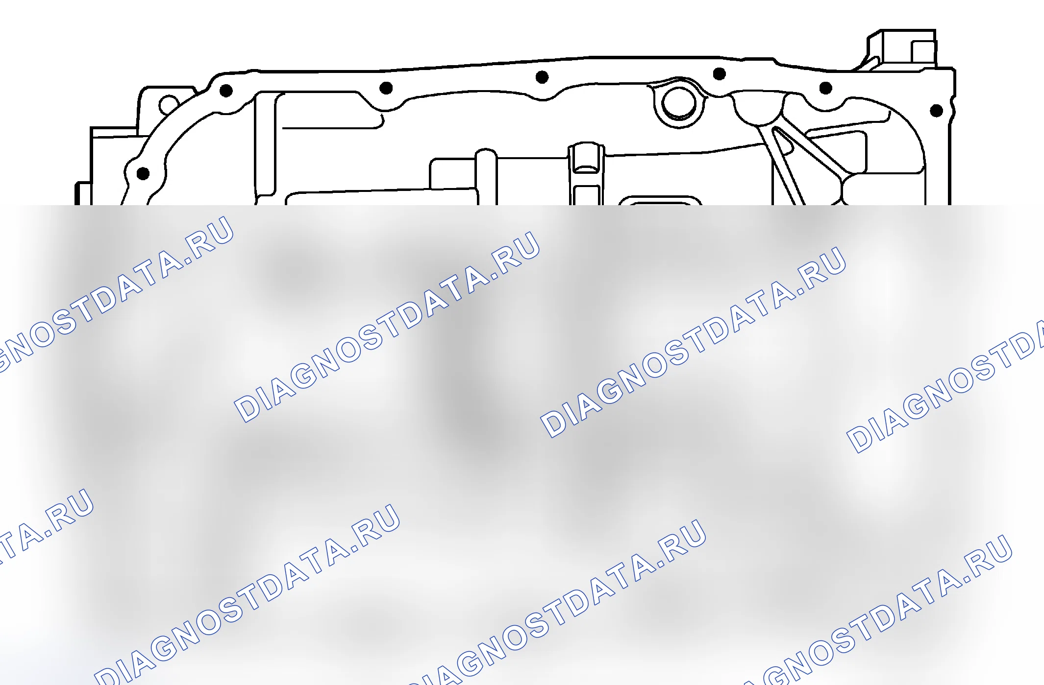 Рис. 54: Корпус - Верхняя сторона швеллера. Chevrolet Express G1500 