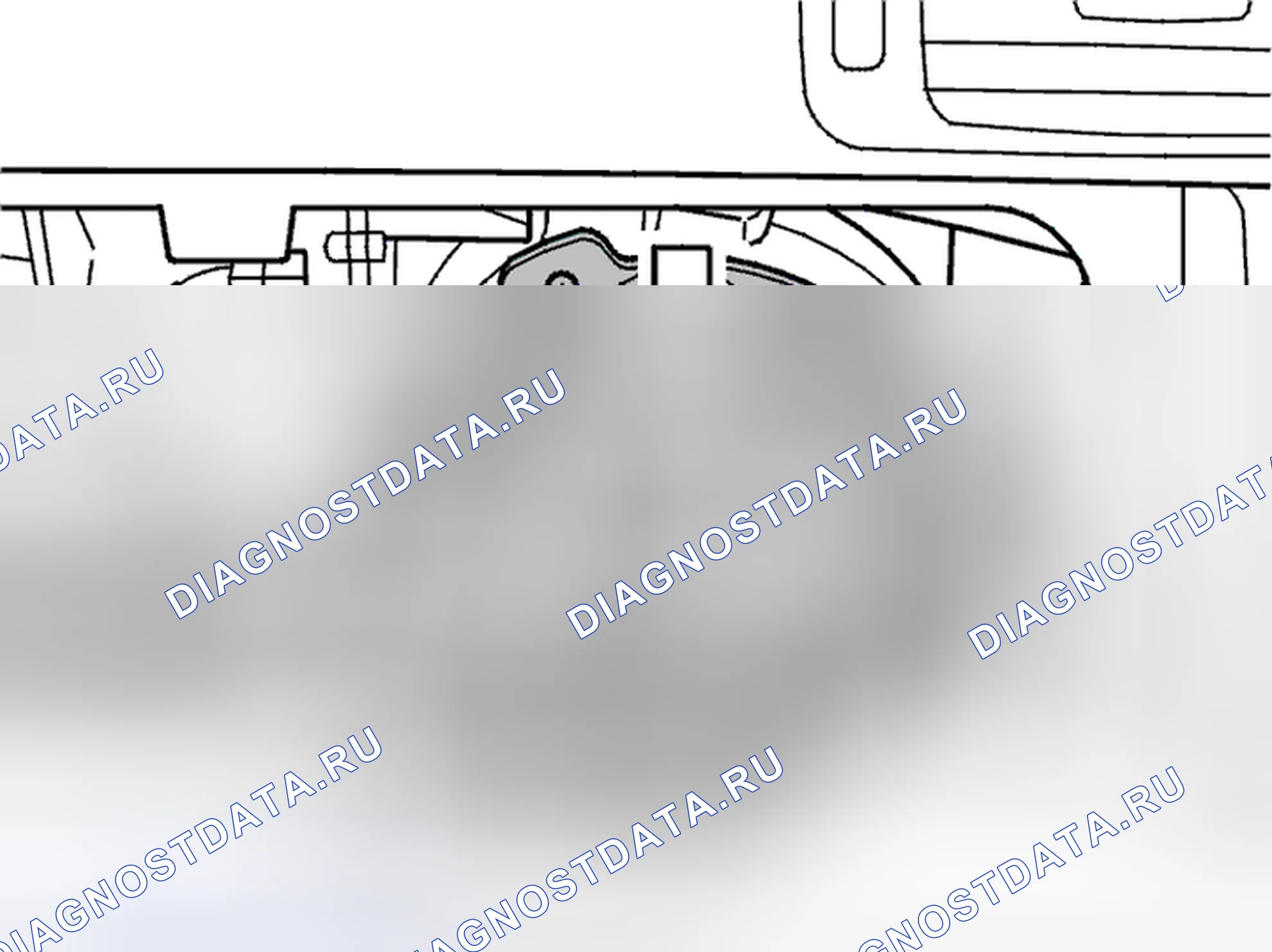 Рис. 63: Демонтаж двигателя вентилятора воздуходувки. Volvo C70 I