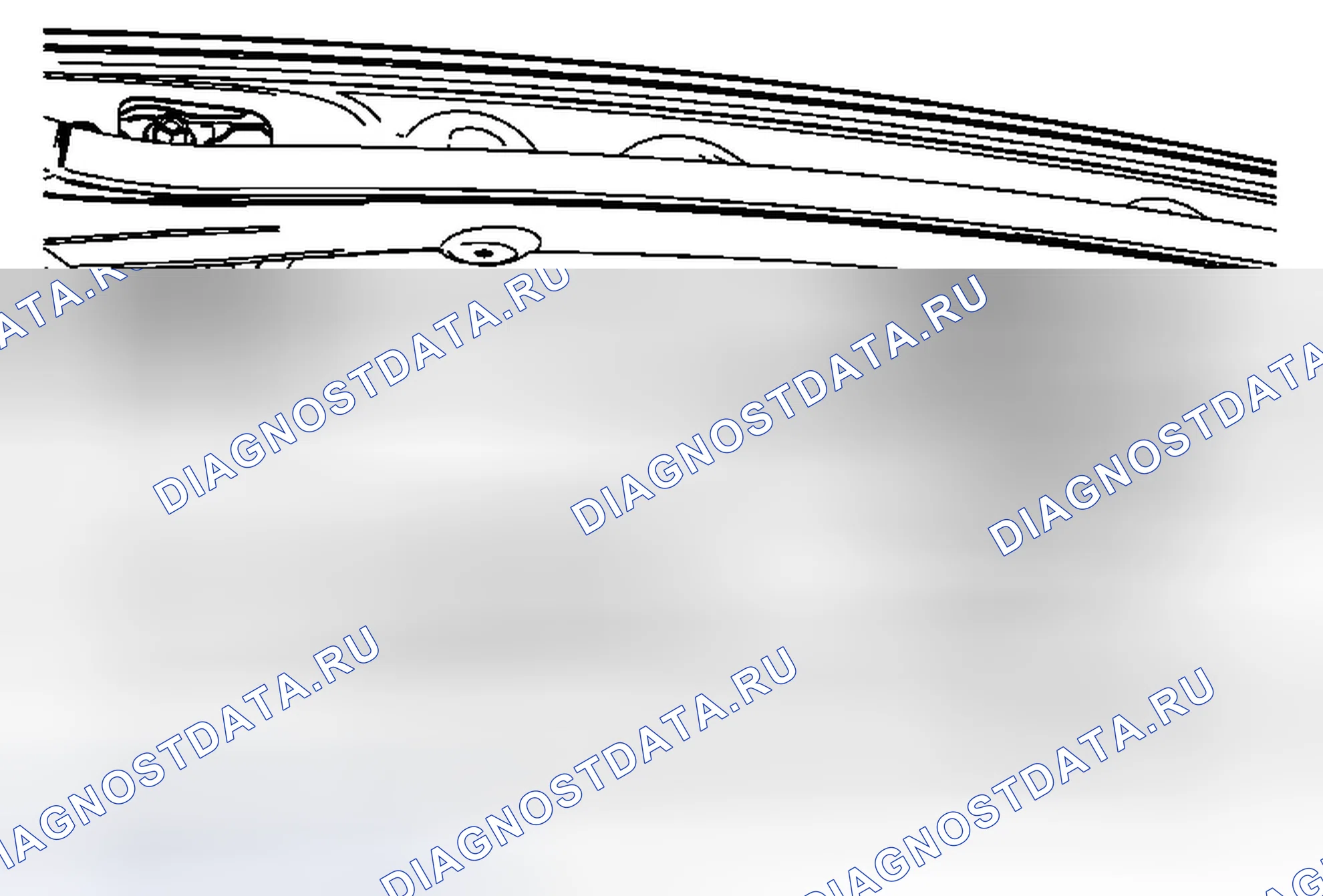 Рис. 47: Замена приемника замка двери дистанционного управления (вагон). Cadillac CTS II