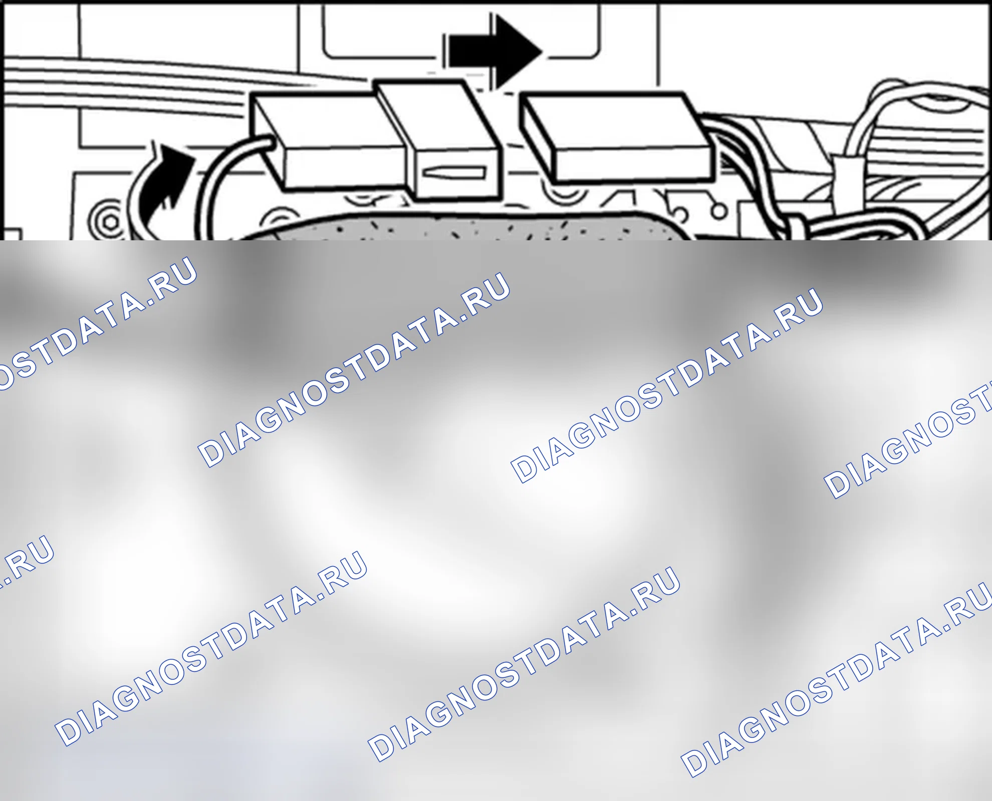 Рис. 53: Установка переключателя для раздвижной крыши. Porsche Cayenne Turbo I рестайлинг