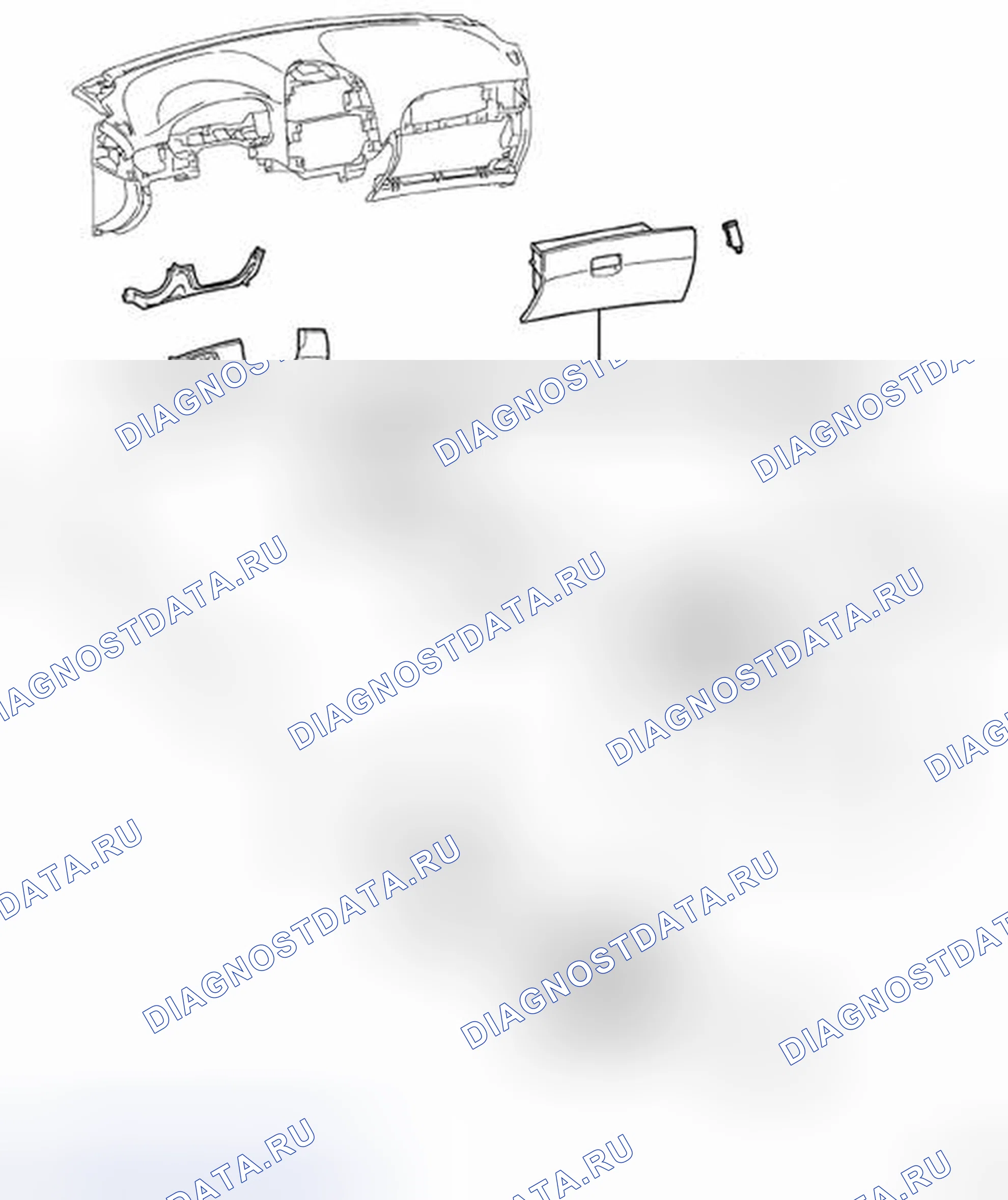 Рис. 65: КОМПОНЕНТЫ. Toyota Sienna II рестайлинг