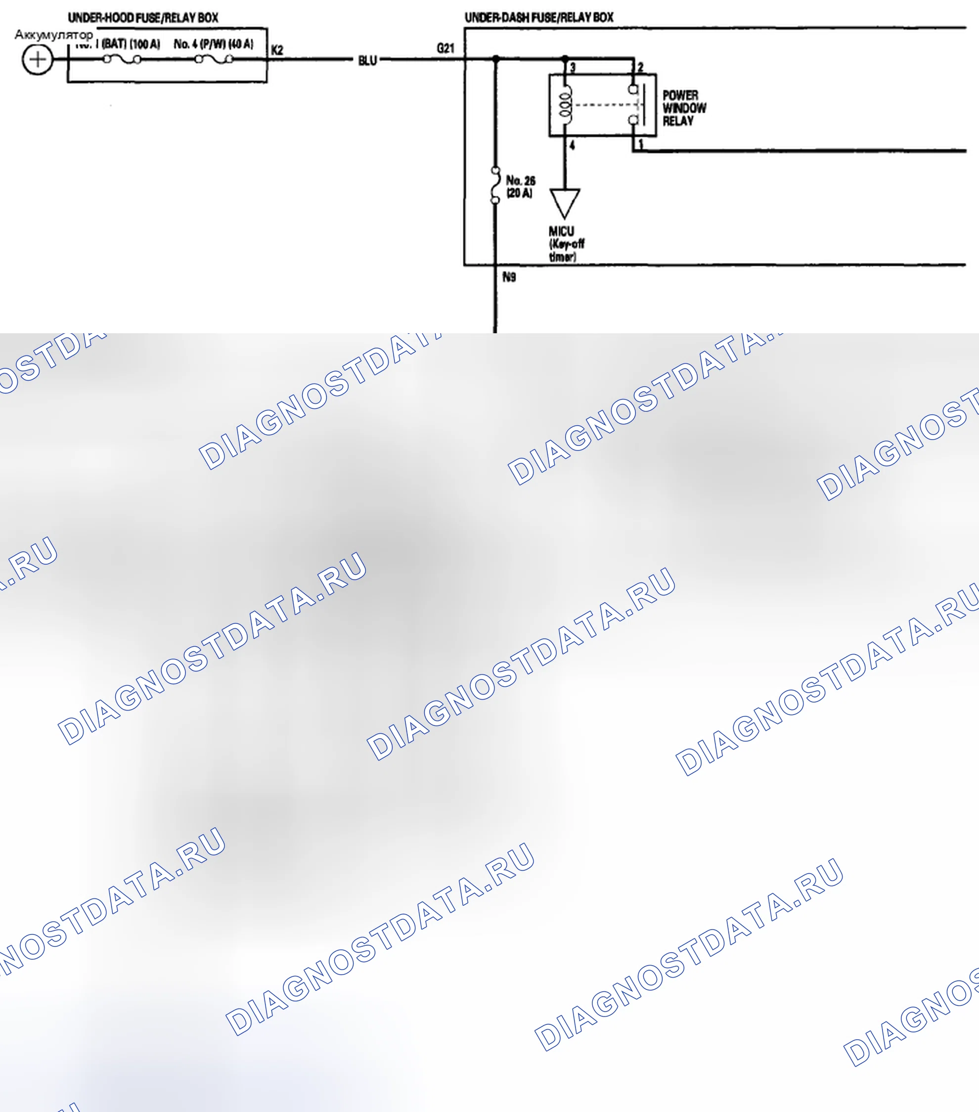 Рис. 54: Принципиальная схема. Acura CSX I