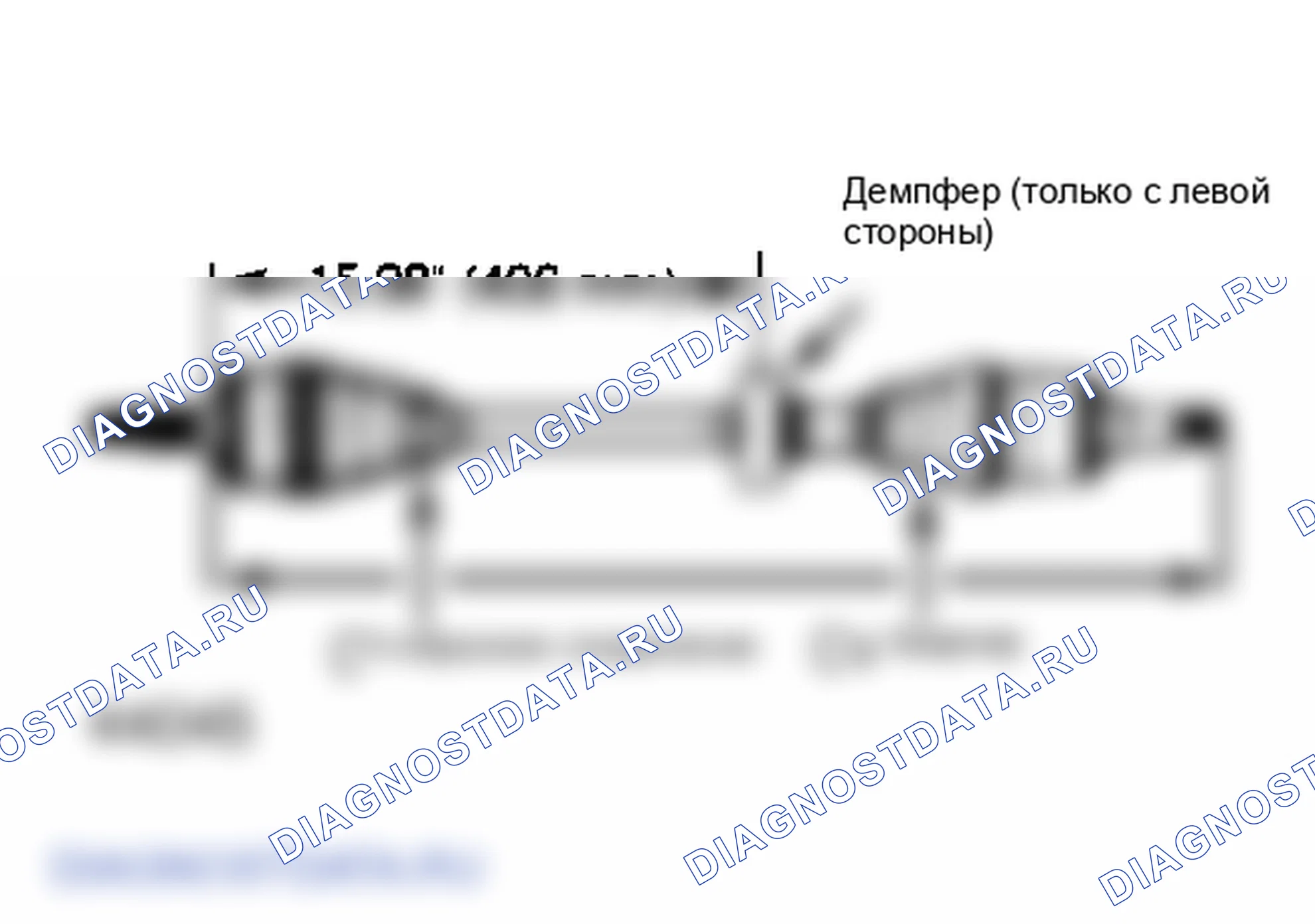 Рис. 5: Расположение амортизатора Toyota Tercel на амортизаторе полуоси только на левой полуоси.. Toyota Tercel L20