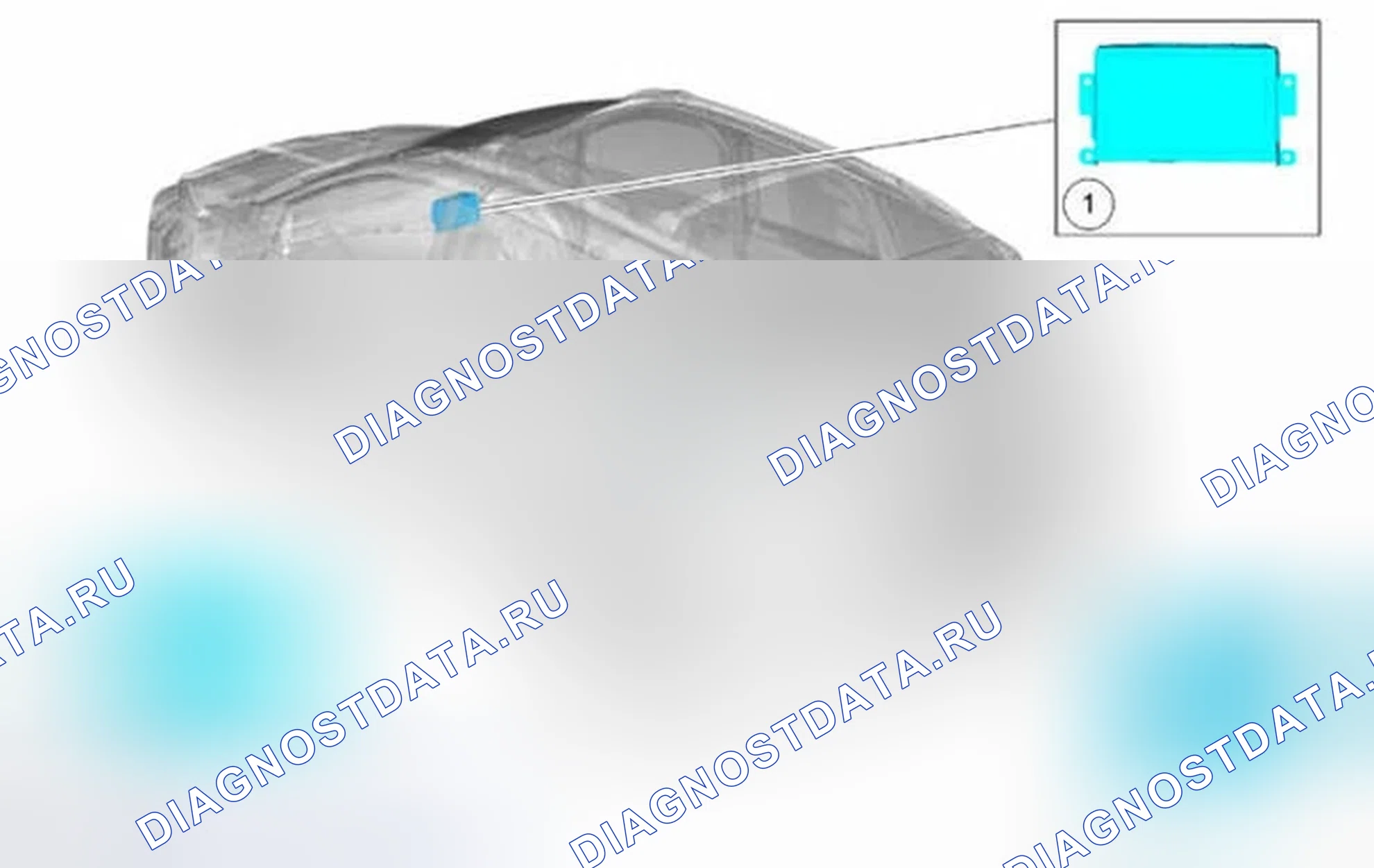 Рис. 16: Расположение компонентов. Ford Escape III