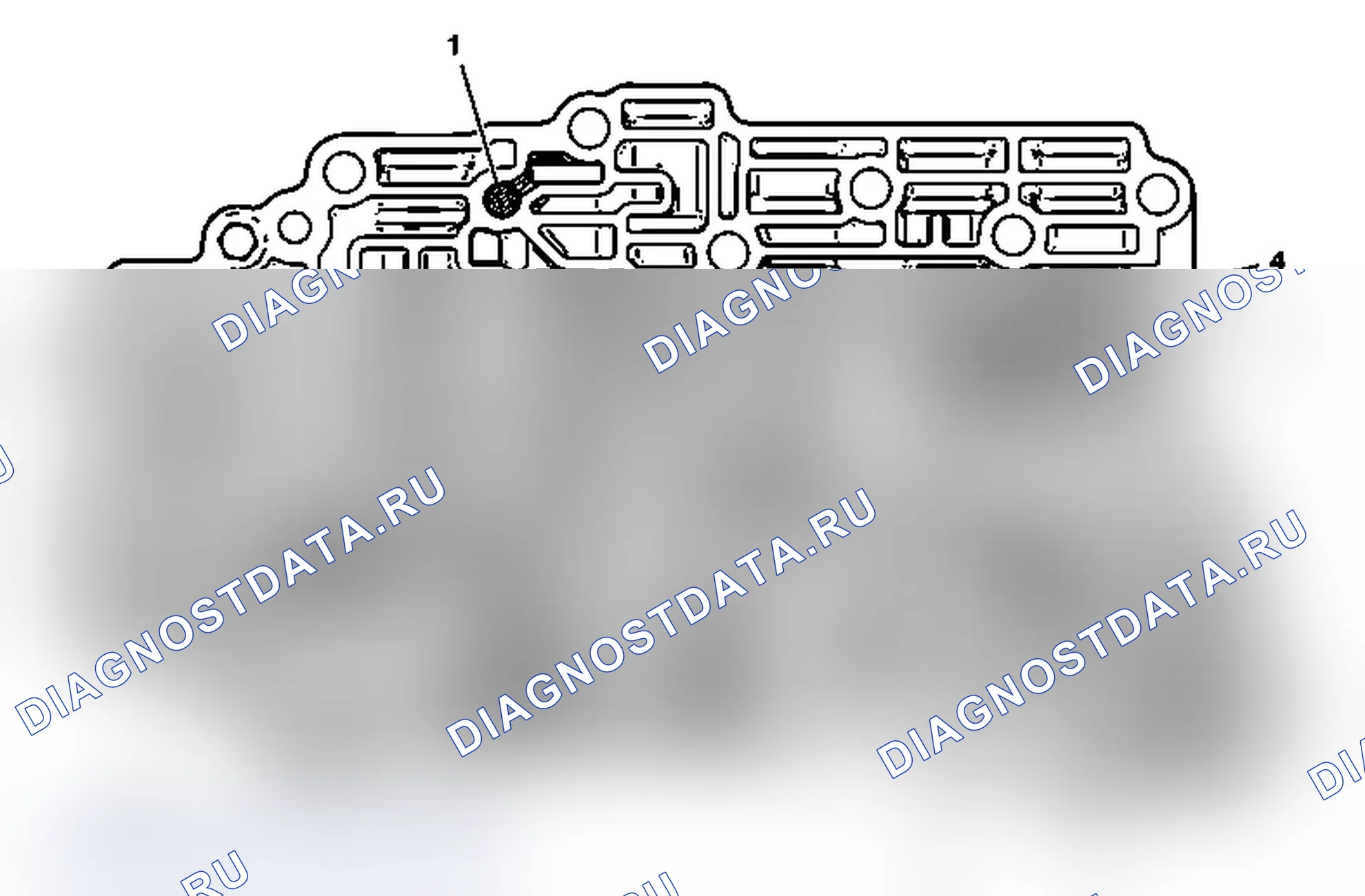 Рис. 442: Расположение шаровых обратных клапанов. Pontiac G6 I final