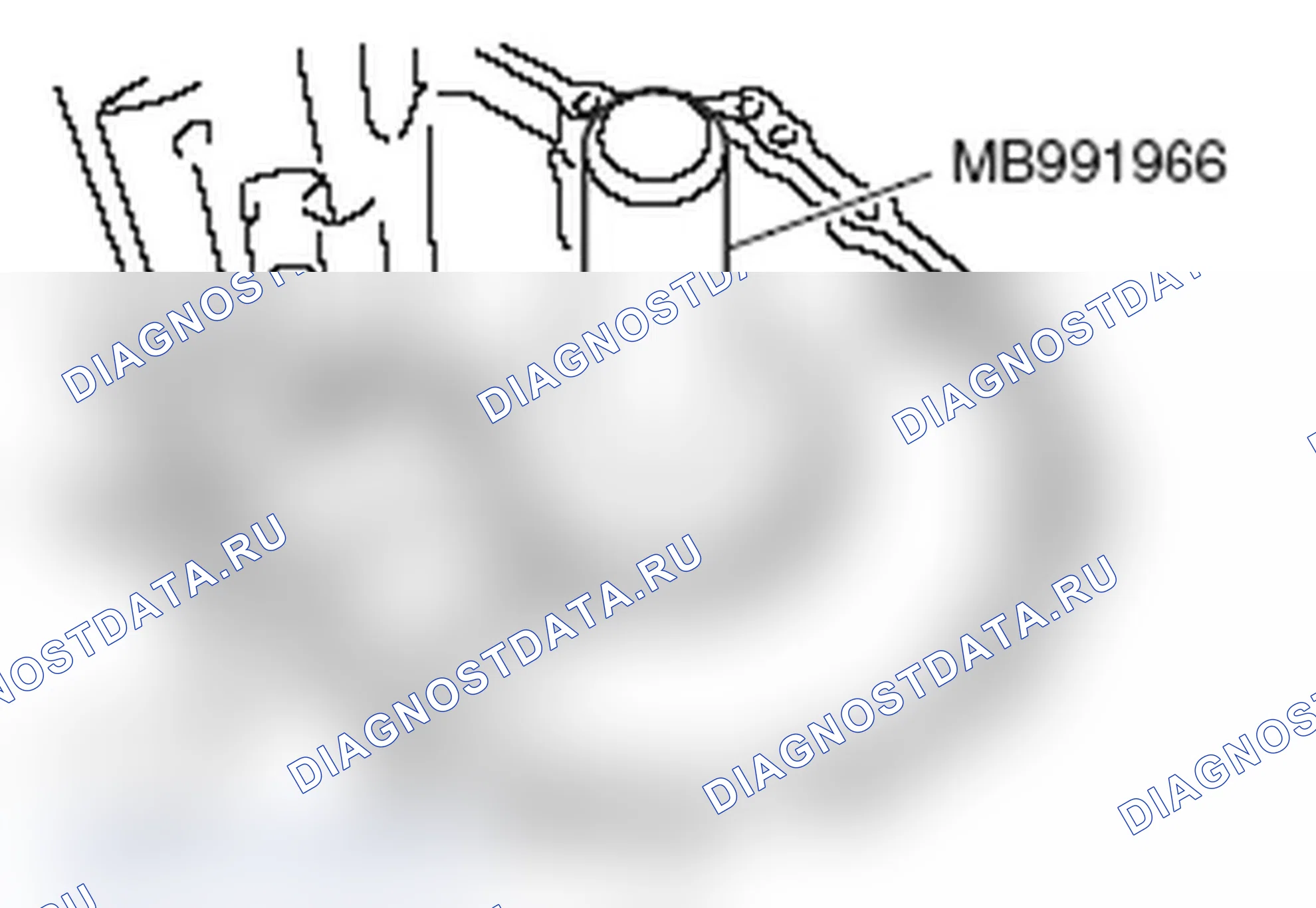 Рис. 99: >> B <<МОНТАЖ НАРУЖНОГО КОЛЬЦА КОНИЧЕСКОГО РОЛИКОВОГО ПОДШИПНИКА. Mitsubishi Lancer Ralliart X рестайлинг