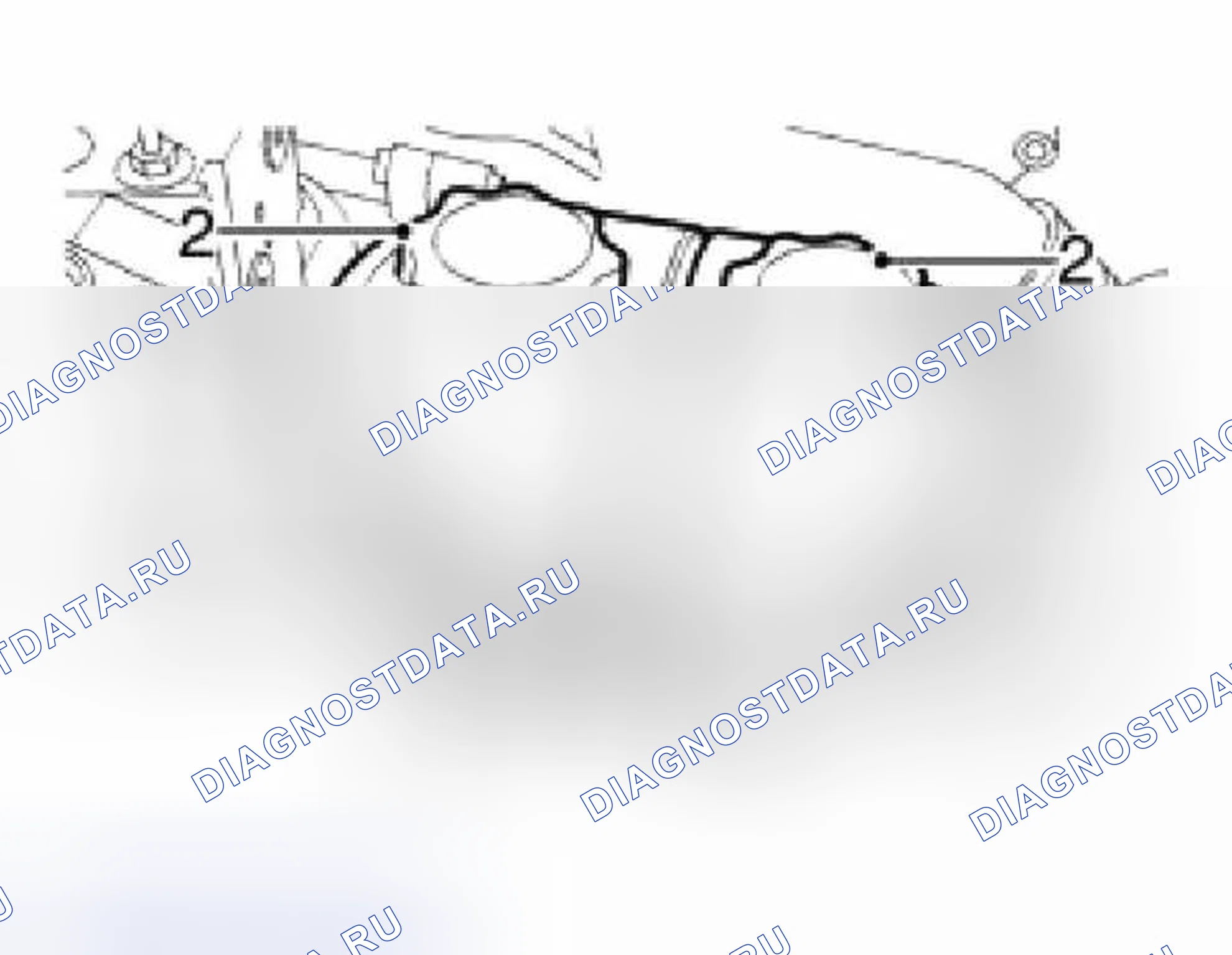 Рис. 14: Проверка / долив пластов PAS / ACE. Land Rover Discovery L318