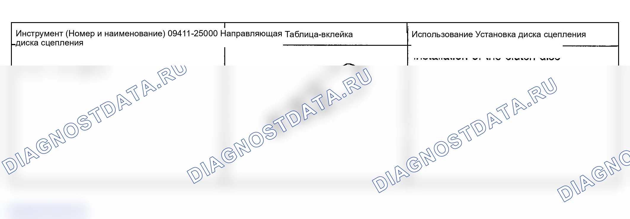 Рис. 3: СПЕЦИАЛЬНЫЕ ИНСТРУМЕНТЫ. Hyundai Accent II рестайлинг