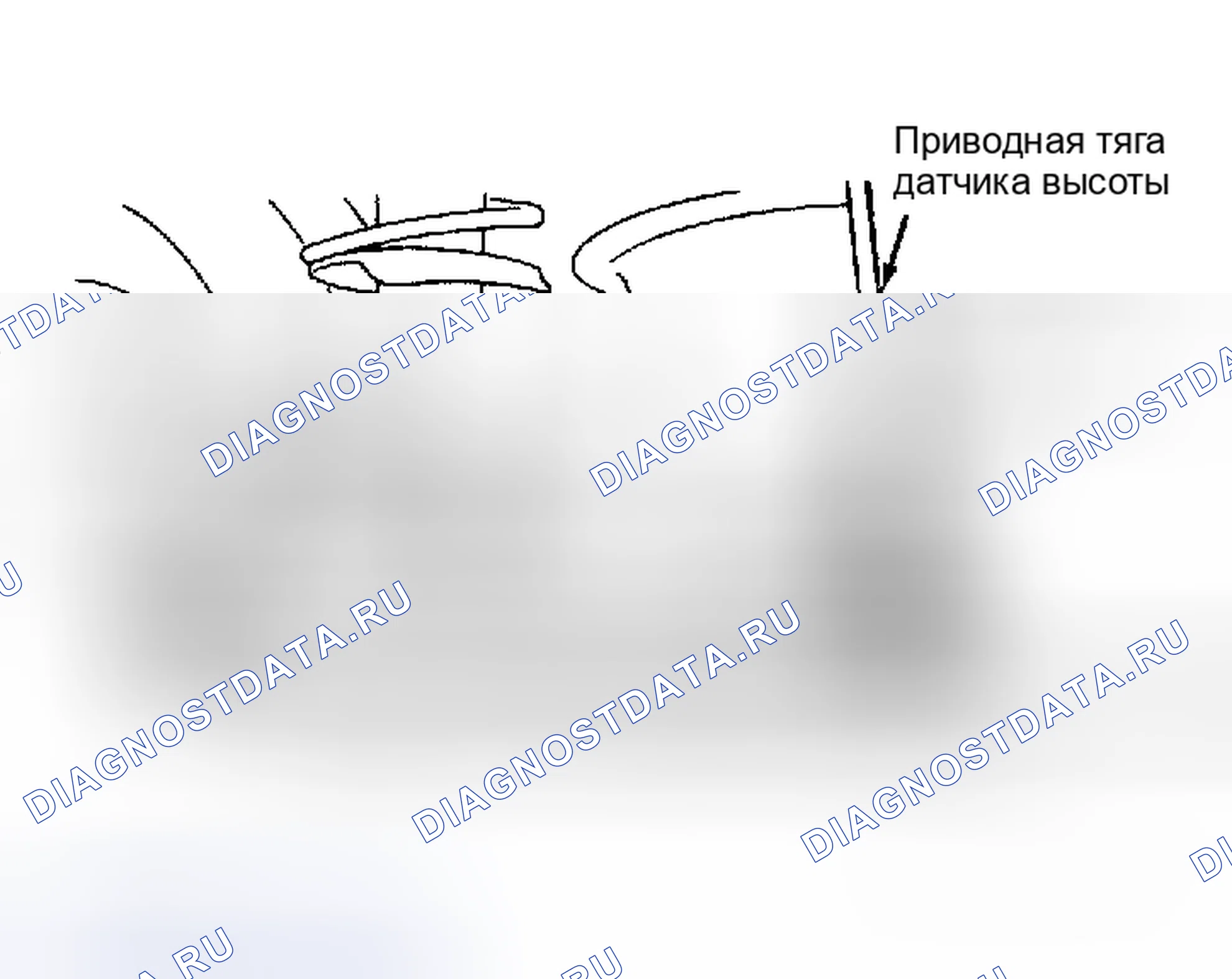 Рис. 1: РЕГУЛИРОВКА ВЫСОТЫ ТРАНСПОРТНОГО СРЕДСТВА. Mitsubishi Galant VI