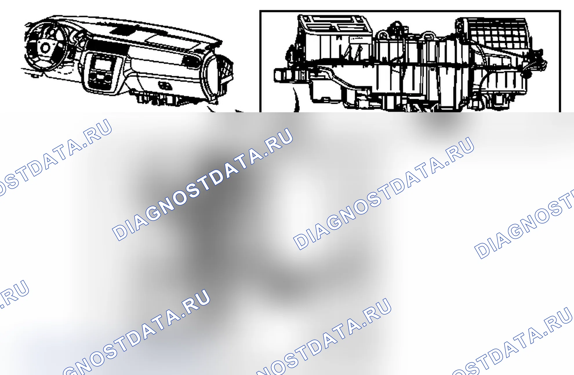 Рис. 31: Замена датчика температуры воздуха - нижняя левая сторона. Chevrolet Silverado 2500 HD 