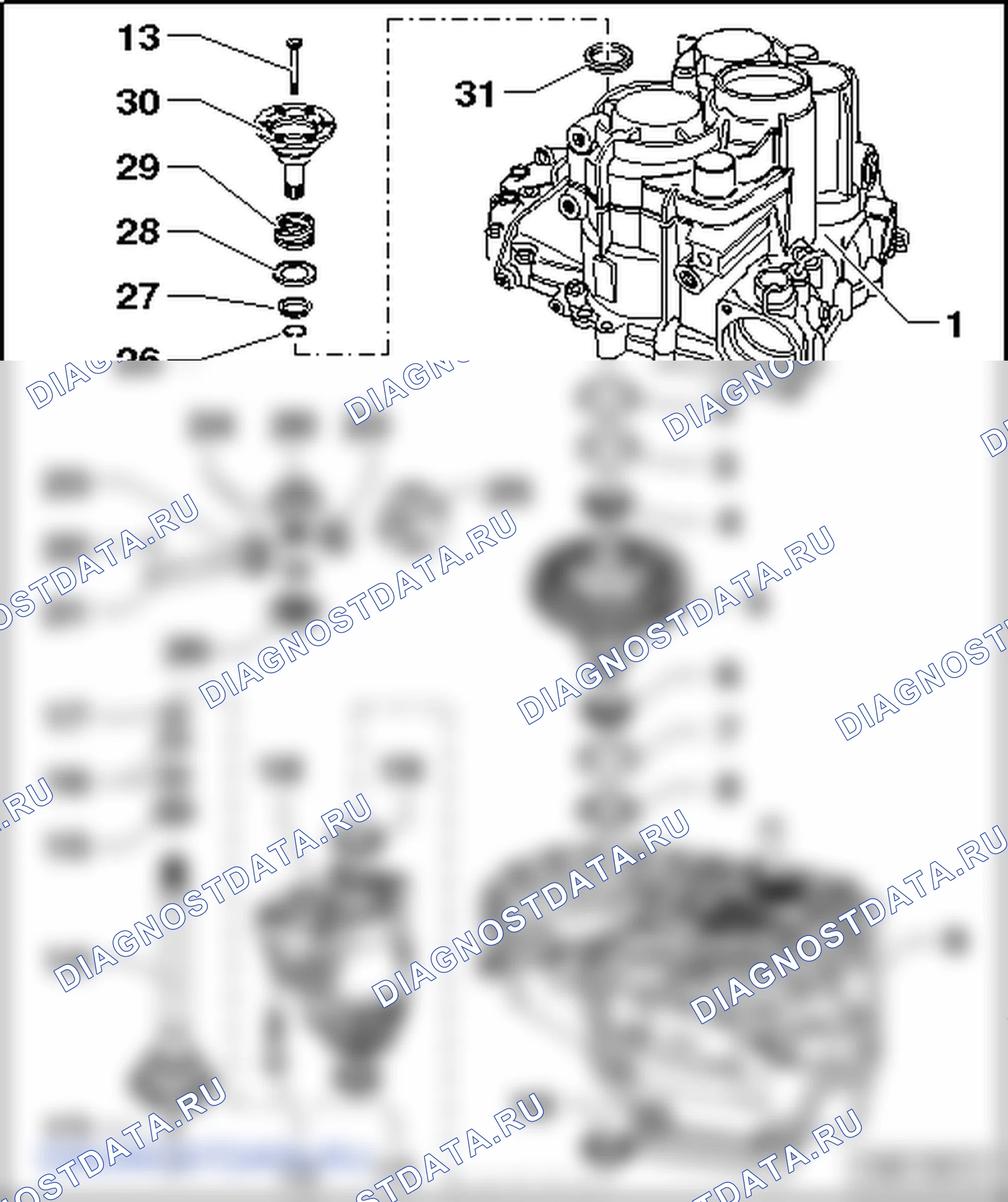 Дифференциал (КПП 02Q). Skoda Octavia Ii