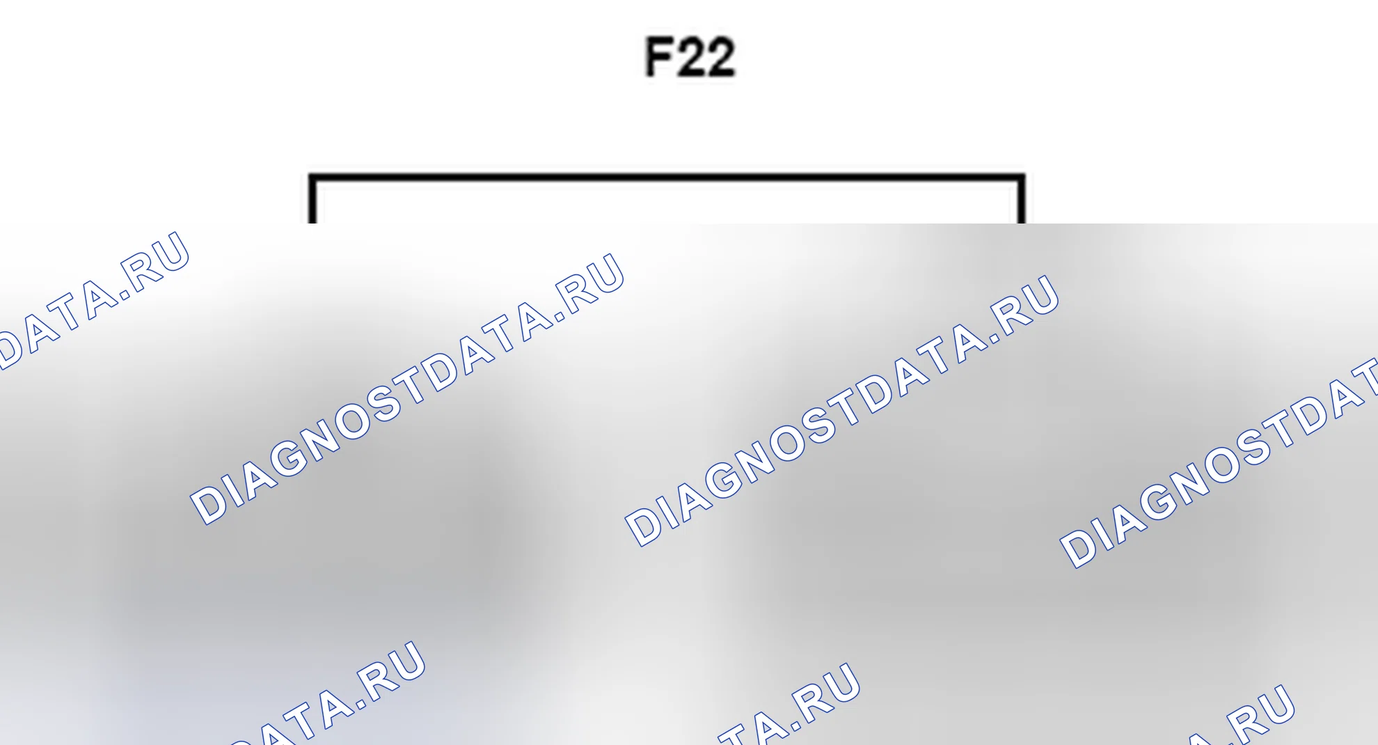 Рис. 646: Вид с торца соединительного разъема (F22). Lexus LX J200