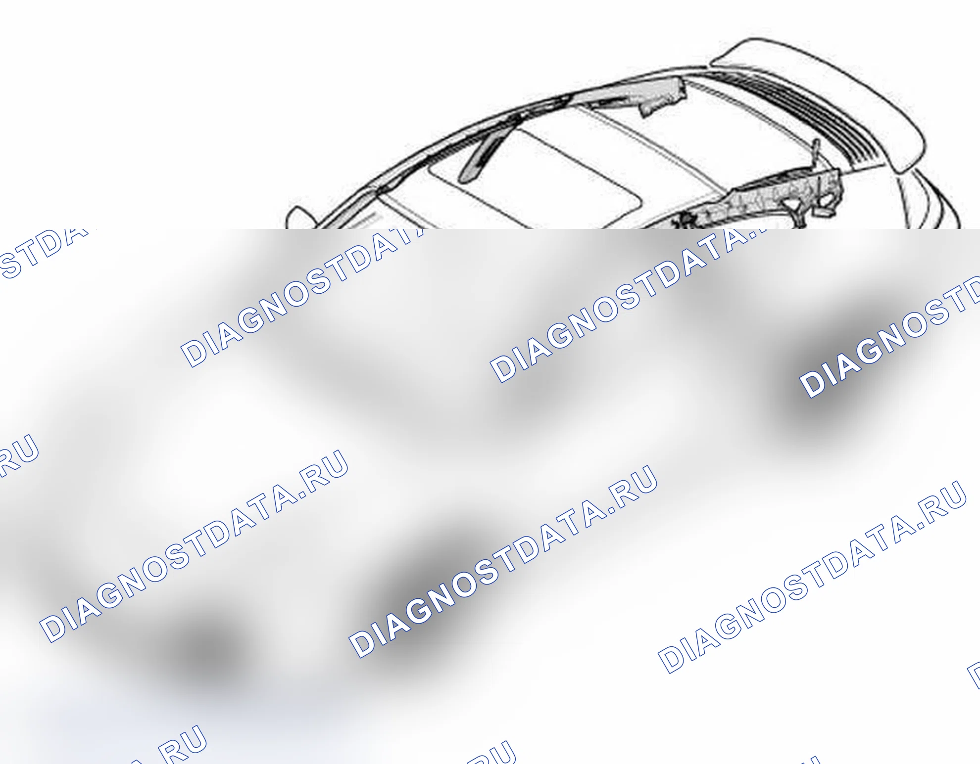 Рис. 15: Снятие и установка облицовки стоек A, B и C. Porsche 911 Carrera 996 рестайлинг