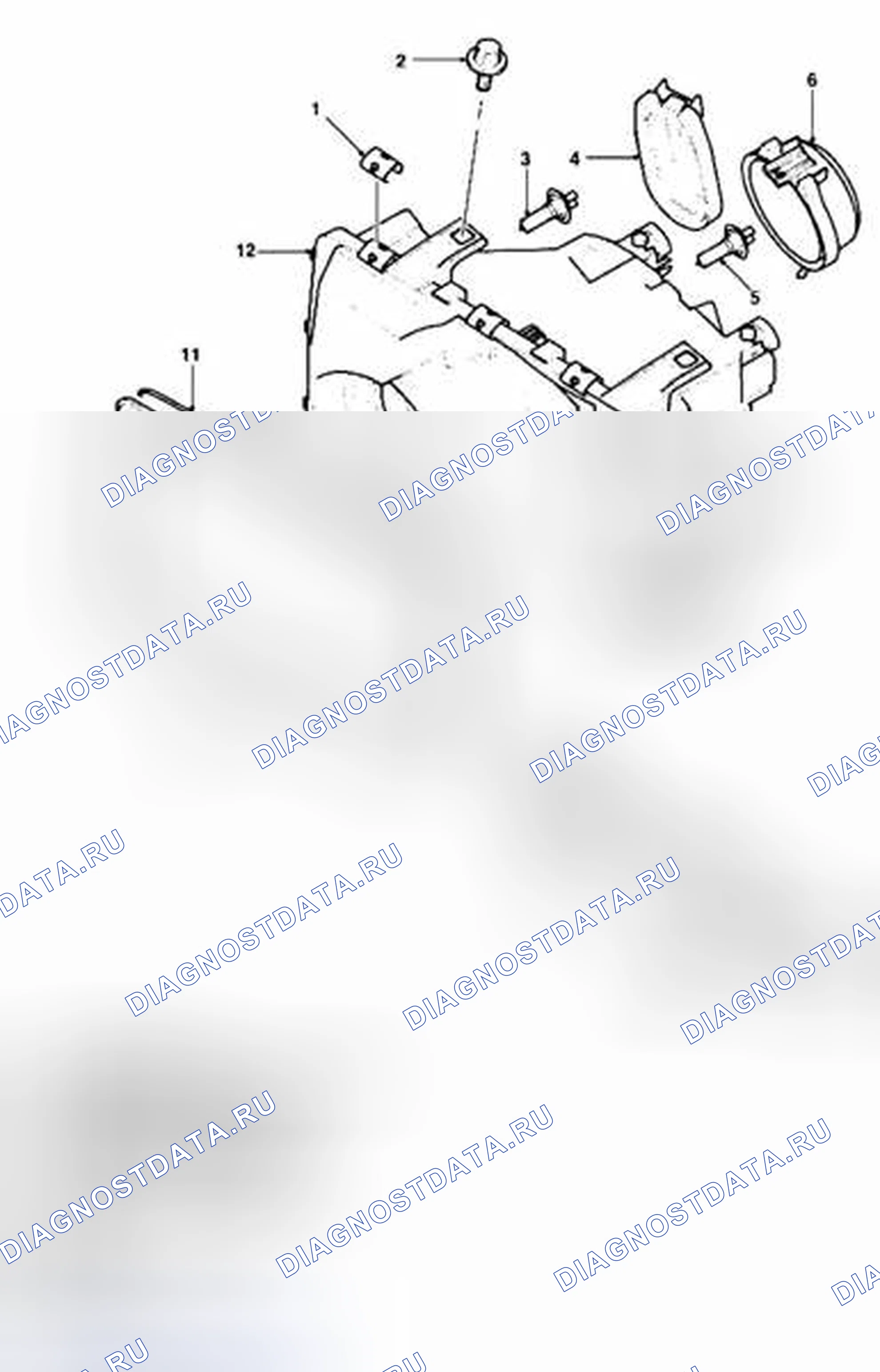 Рис. 28: Галогенные фары. Land Rover Range Rover L322