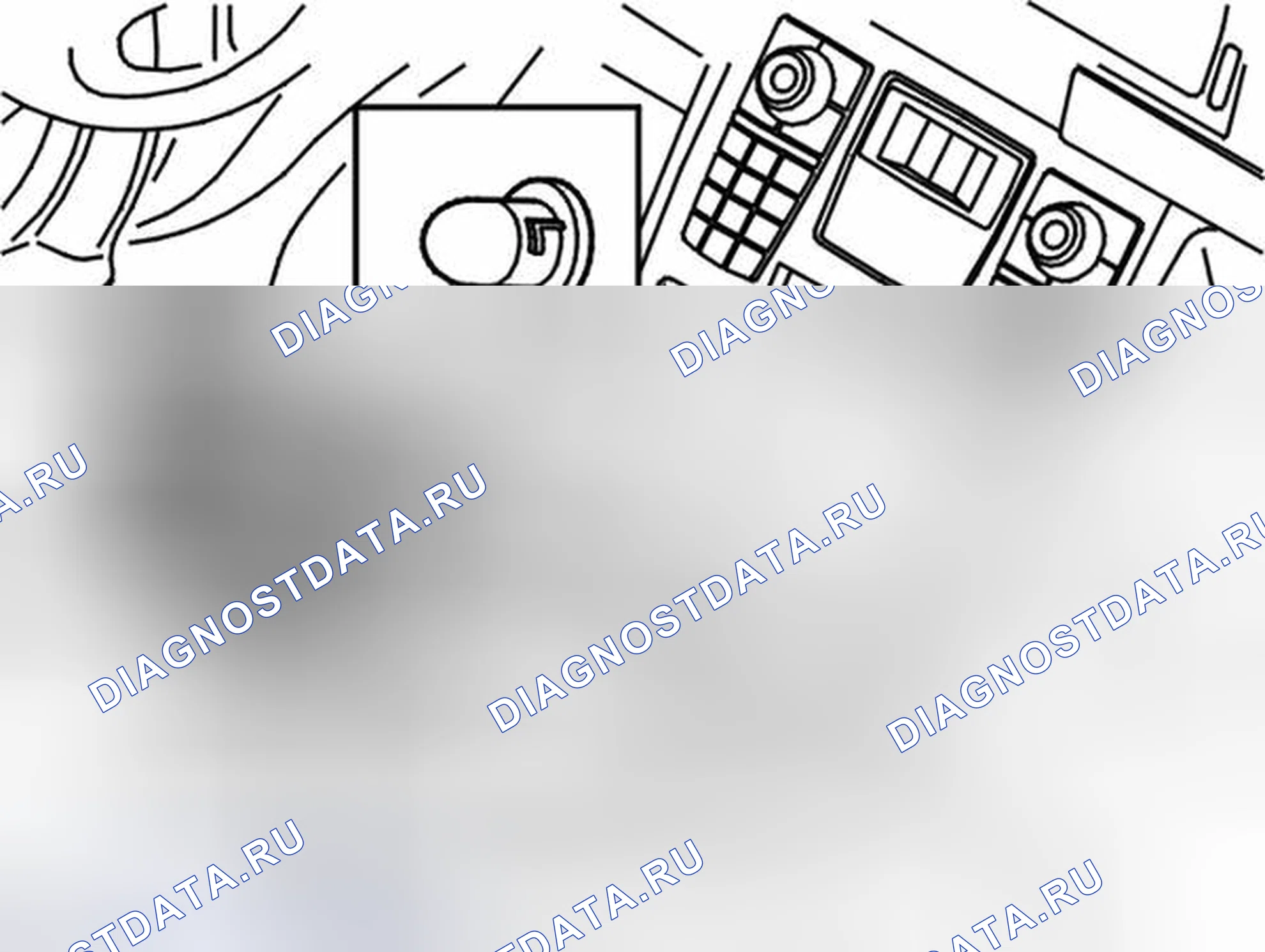 Рис. 8: СНЯТИЕ ЛАМП. Volvo XC90 I