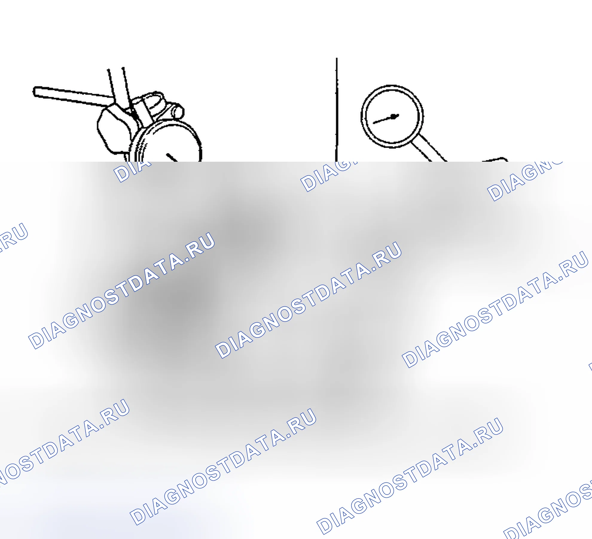 Рис. 32: Биение зубчатого венца. Nissan 350Z I